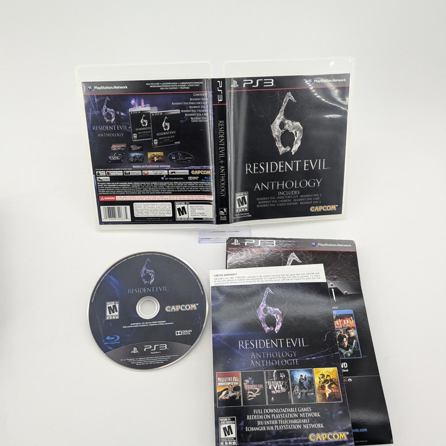 Resident Evil 6 Anthology - Sony PlayStation 3 - Complete