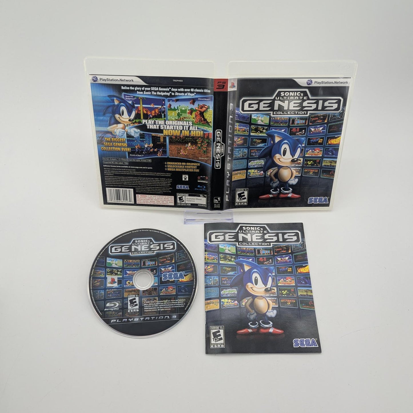 Sonic's Ultimate Genesis Collection [Greatest Hits] - Sony PlayStation 3 - Complete