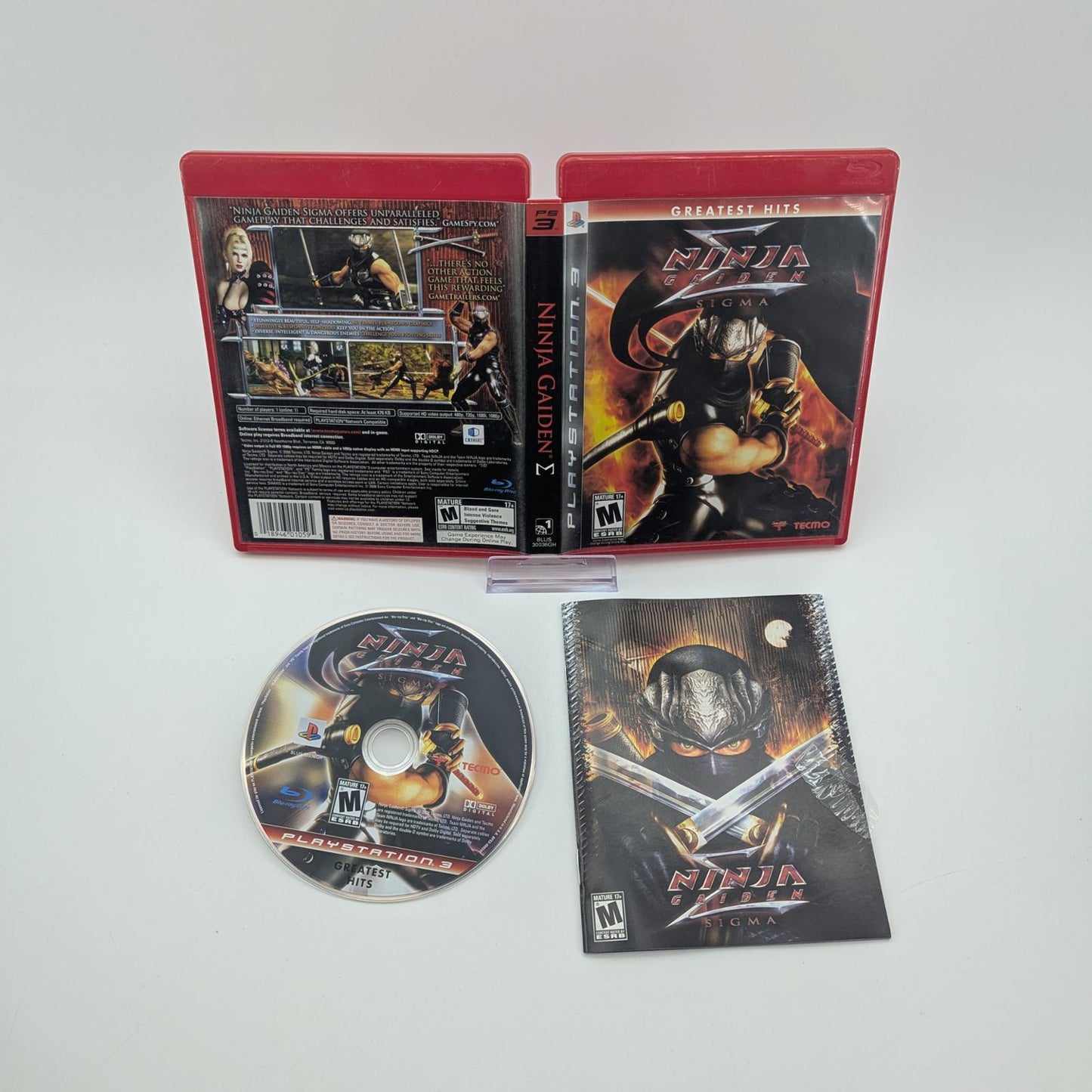 Ninja Gaiden Sigma [Greatest Hits] - Sony PlayStation 3 - Complete