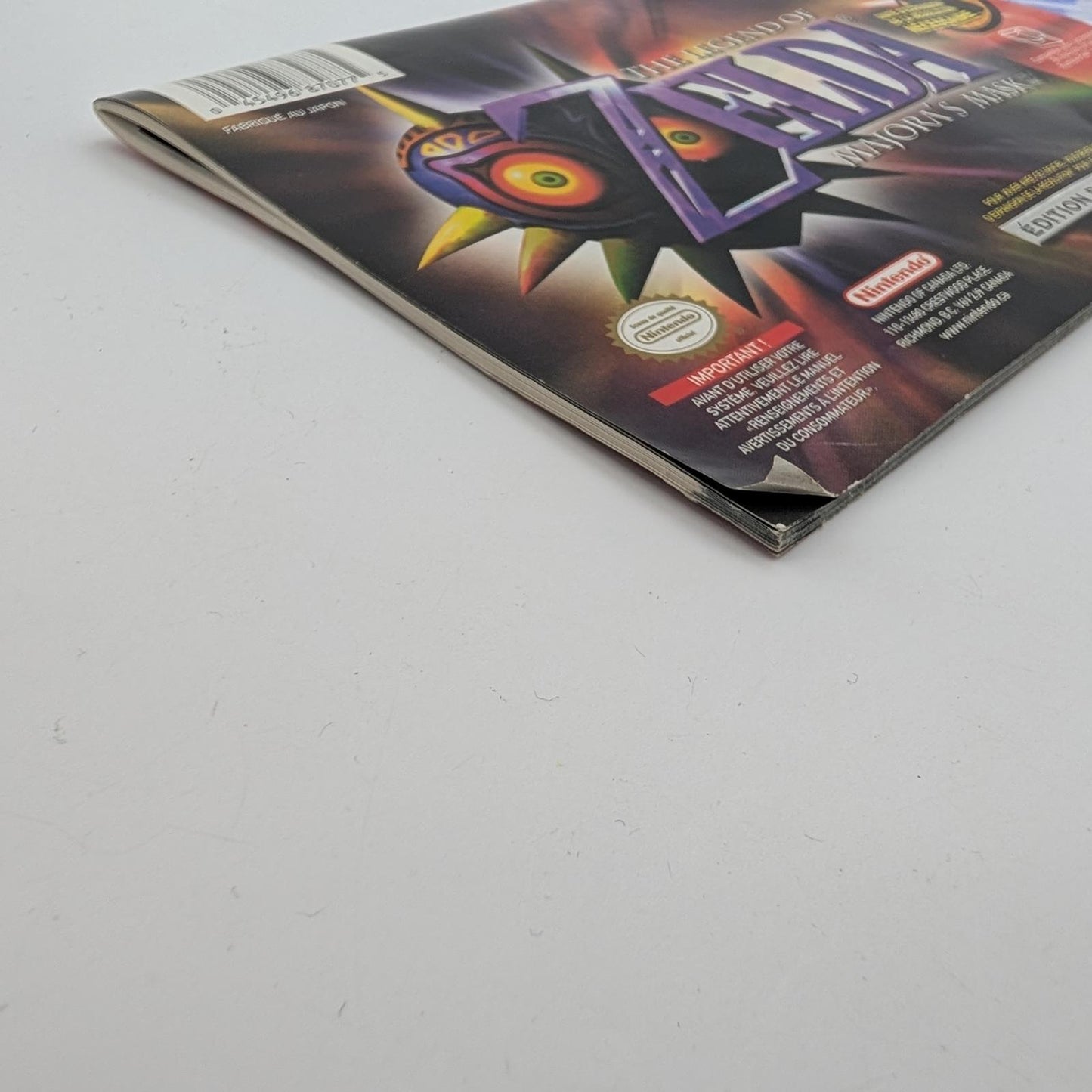 Zelda Majora's Mask [Collector's Edition] - Nintendo 64 - Manual Only