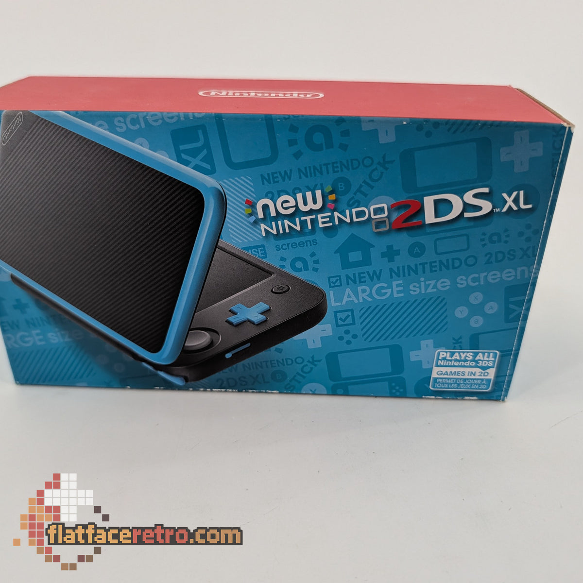New Nintendo 2DS XL Black + Turquoise - Nintendo 3DS - Complete