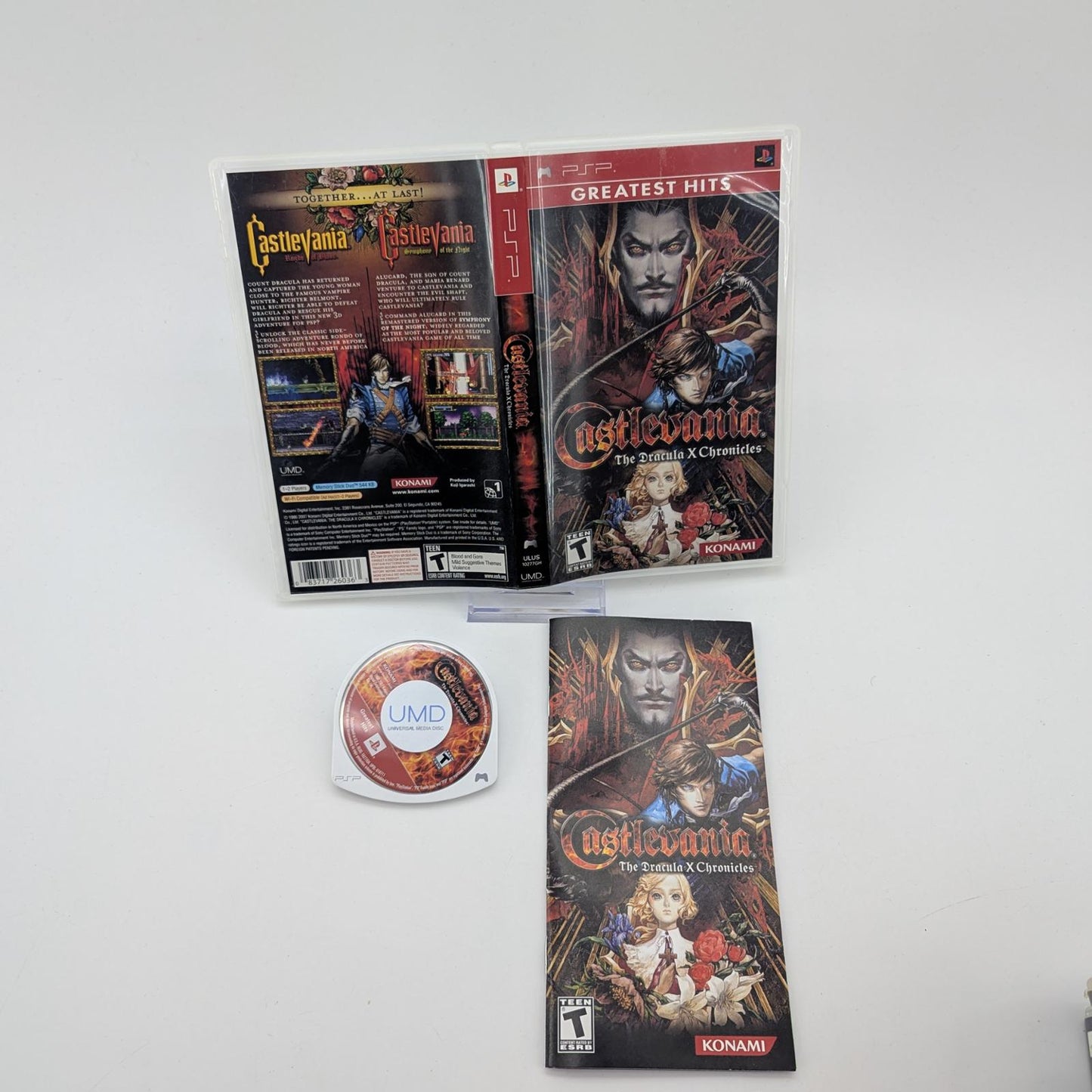 Castlevania Dracula X Chronicles [Greatest Hits] - Sony PSP - Complete
