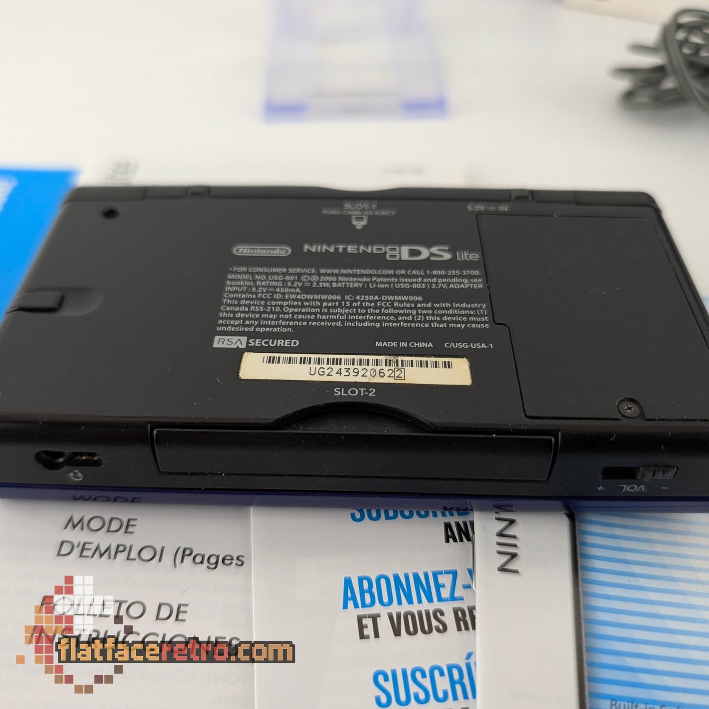 DS Lite Black Cobalt System - Nintendo DS - Complete