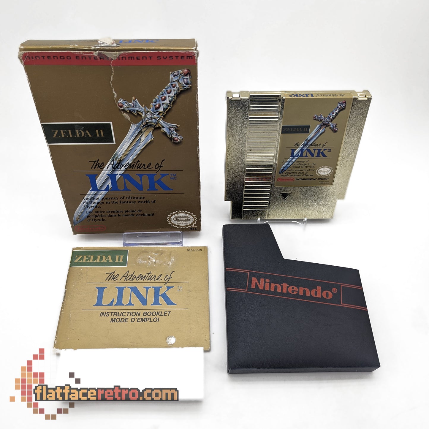 Zelda II The Adventure of Link - Nintendo NES - Complete