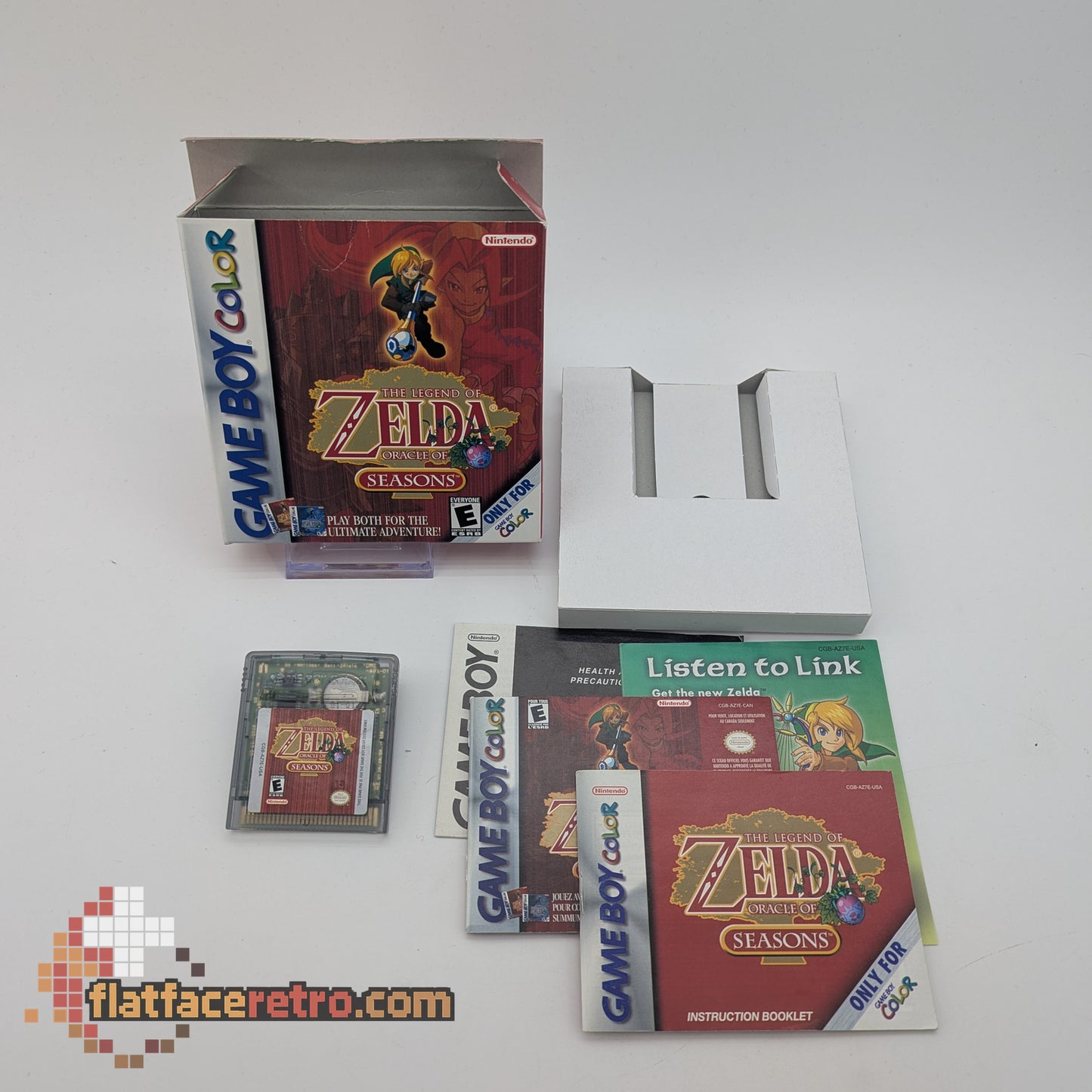 Zelda Oracle of Seasons - Nintendo Game Boy Color - Complete