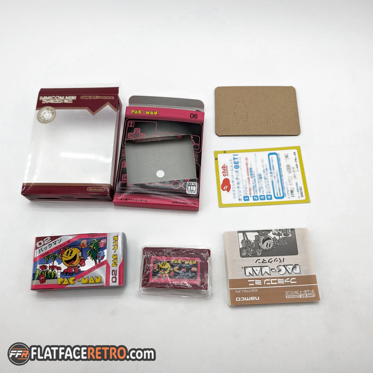 Famicom Mini: Pac-Man - Nintendo Game Boy Advance Japan - Complete
