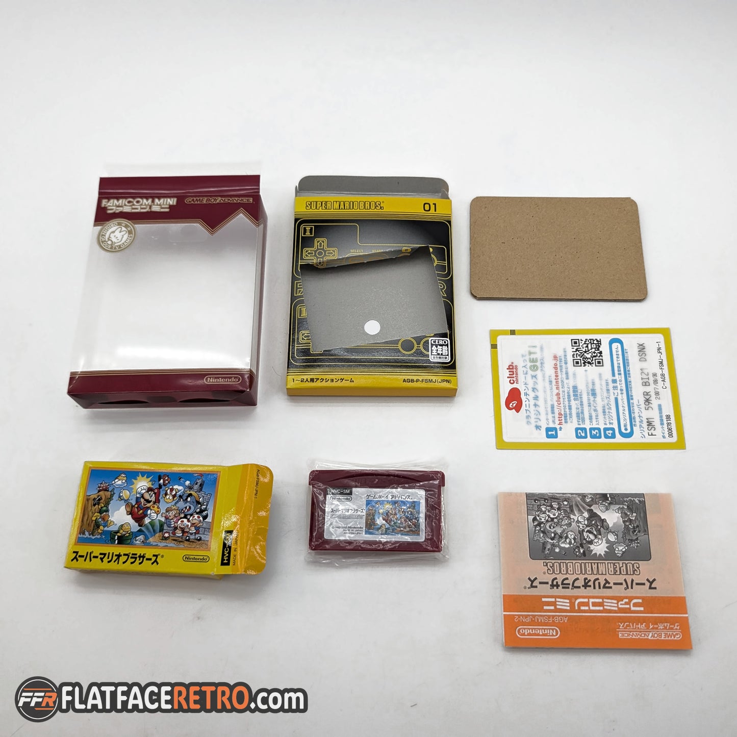 Famicom Mini: Super Mario Bros - Nintendo Game Boy Advance Japan - Complete
