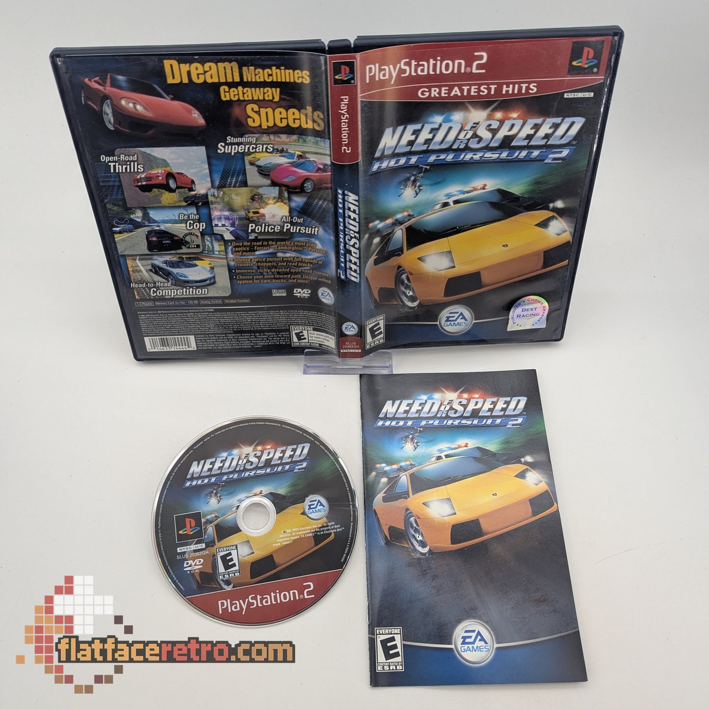 Need for Speed Hot Pursuit 2 [Greatest Hits] - Sony PlayStation 2 - Complete