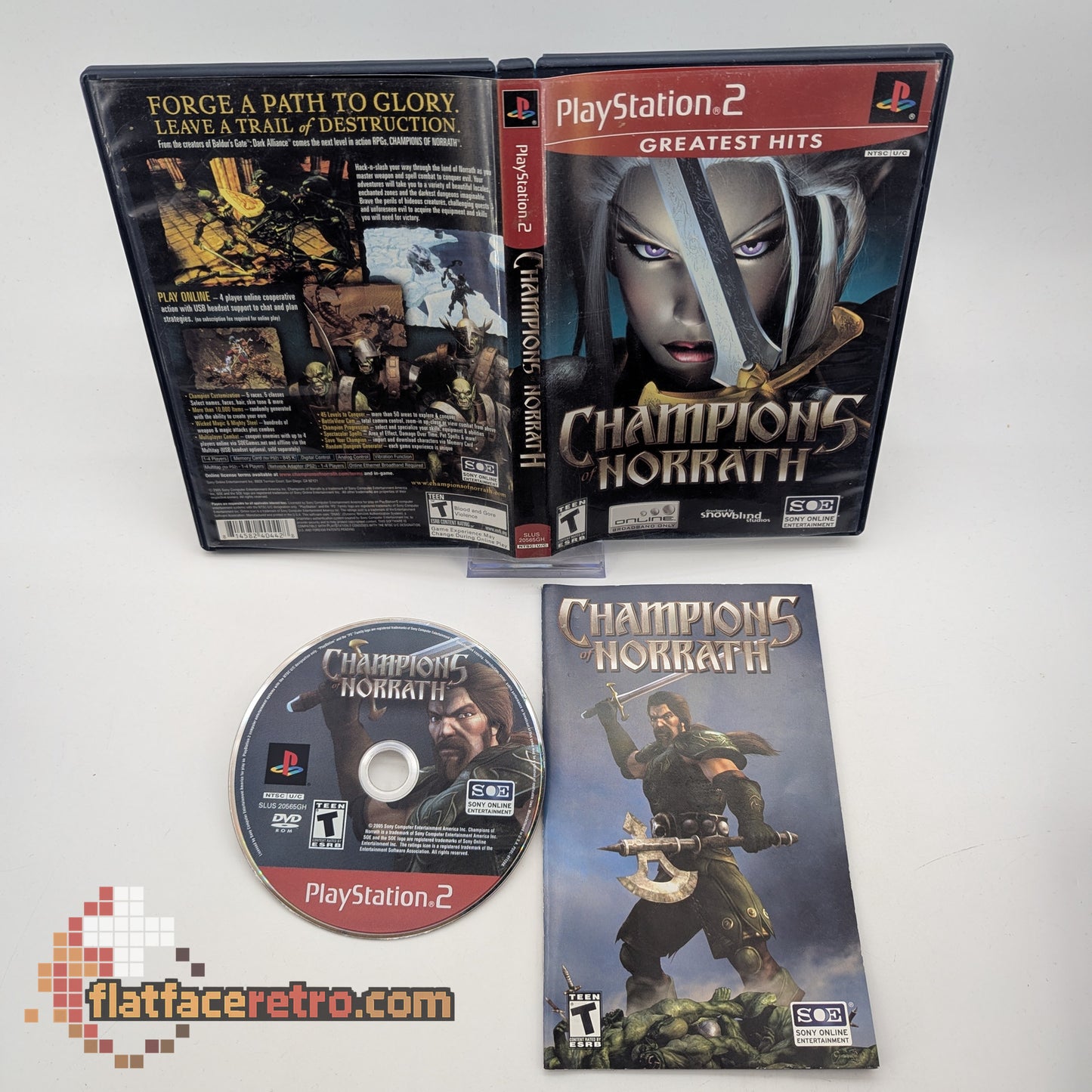 Champions of Norrath [Greatest Hits] - Sony PlayStation 2 - Complete