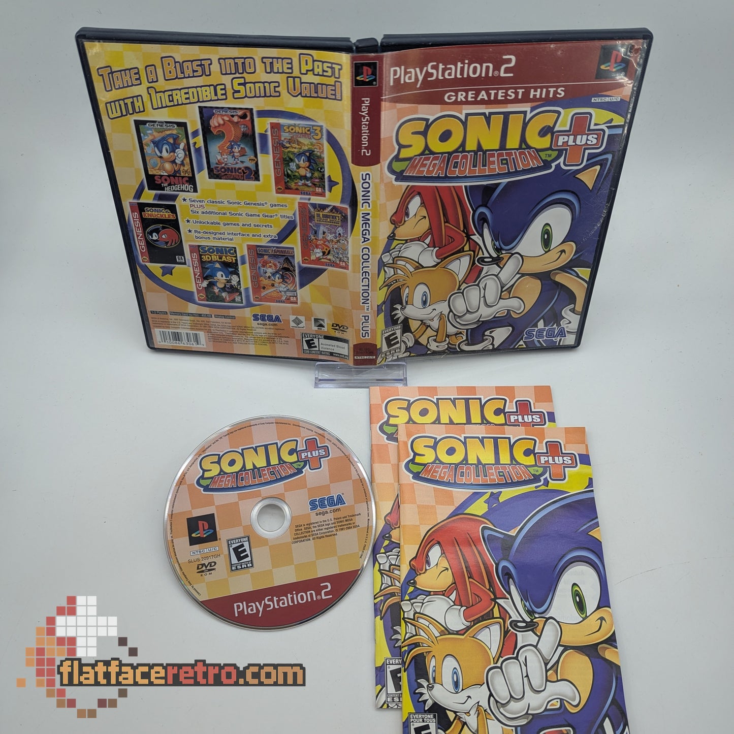 Sonic Mega Collection Plus [Greatest Hits] - Sony PlayStation 2 - Complete