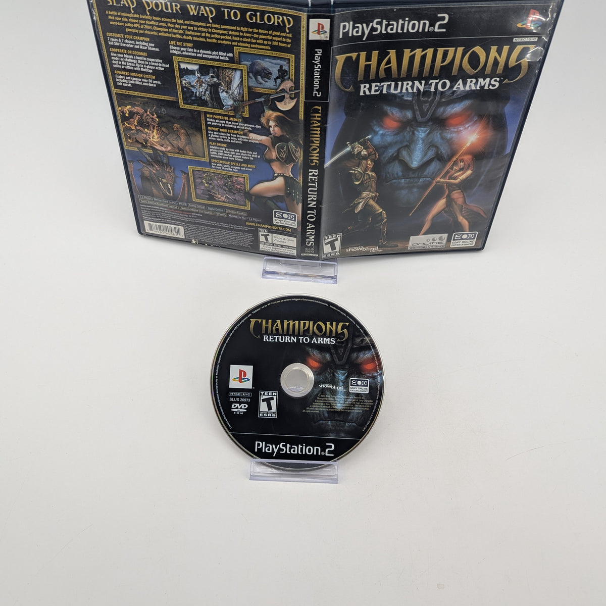 Champions Return to Arms - Sony PlayStation 2 - Game and Case Insert Only