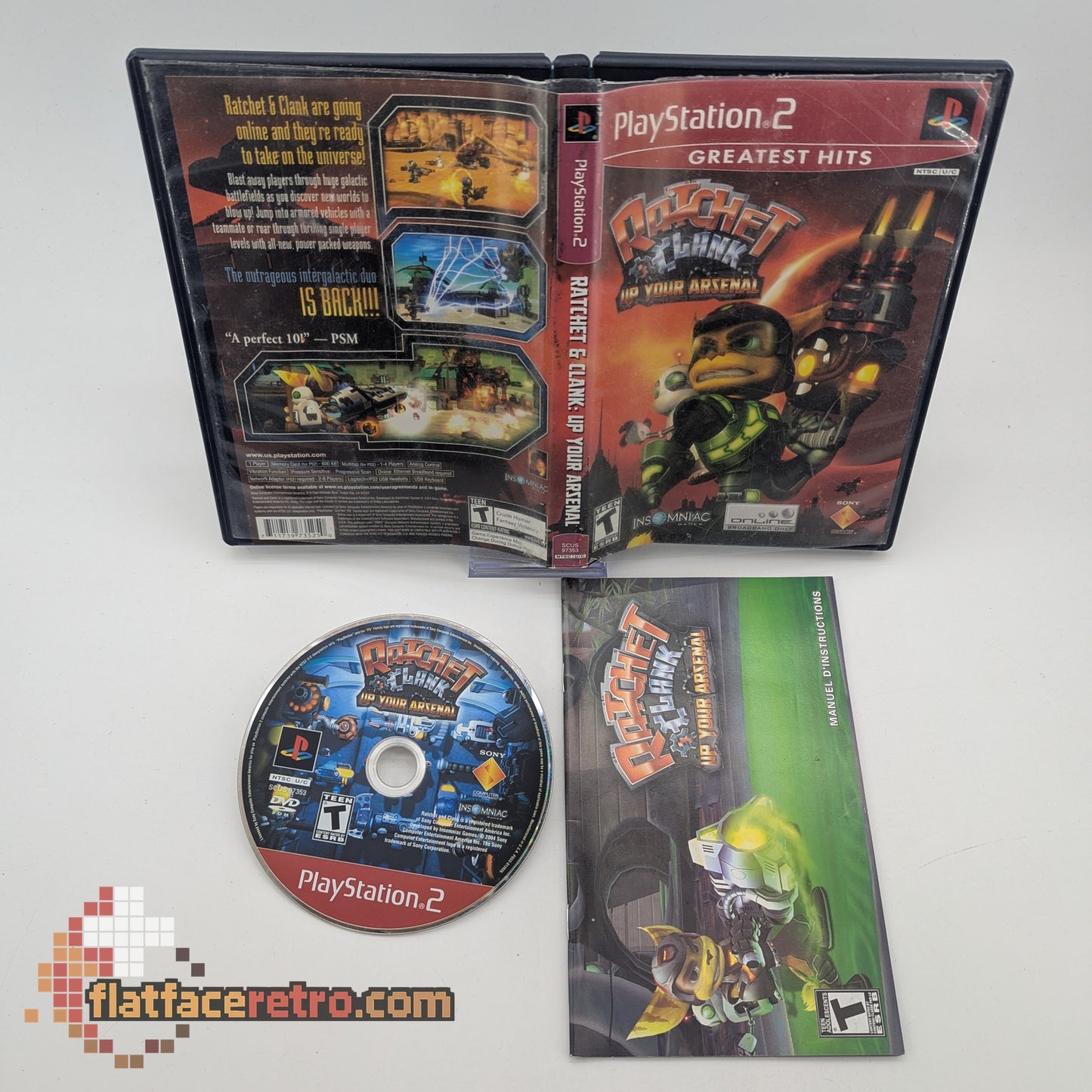 Ratchet & Clank Up Your Arsenal [Greatest Hits] - Sony PlayStation 2 - Complete