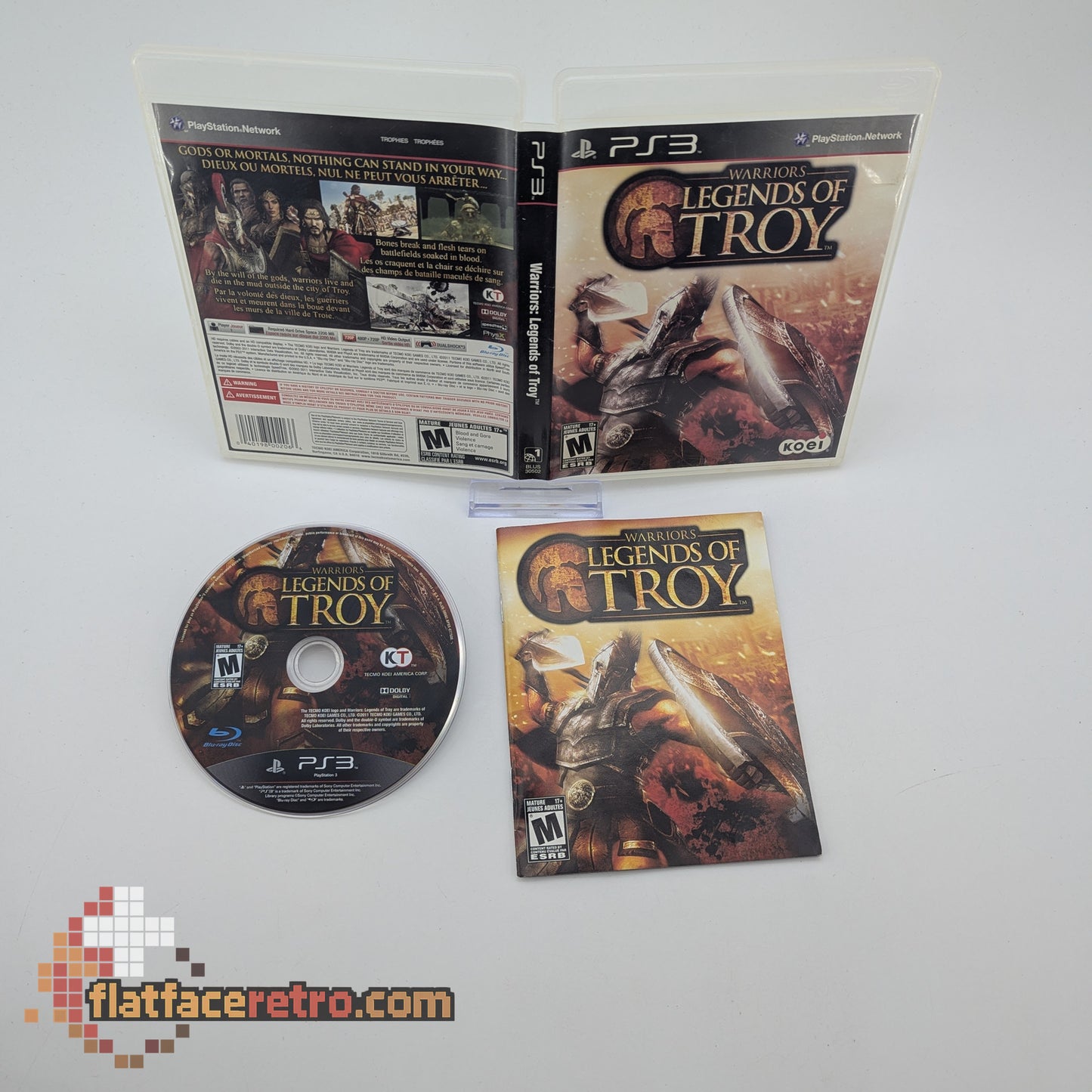 Warriors: Legends of Troy - Sony PlayStation 3 - Complete