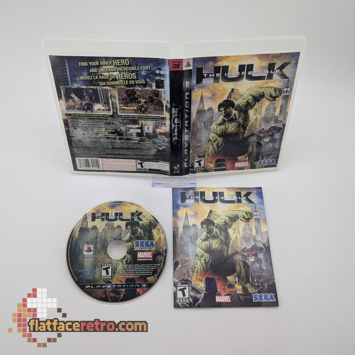 The Incredible Hulk - Sony PlayStation 3 - Complete