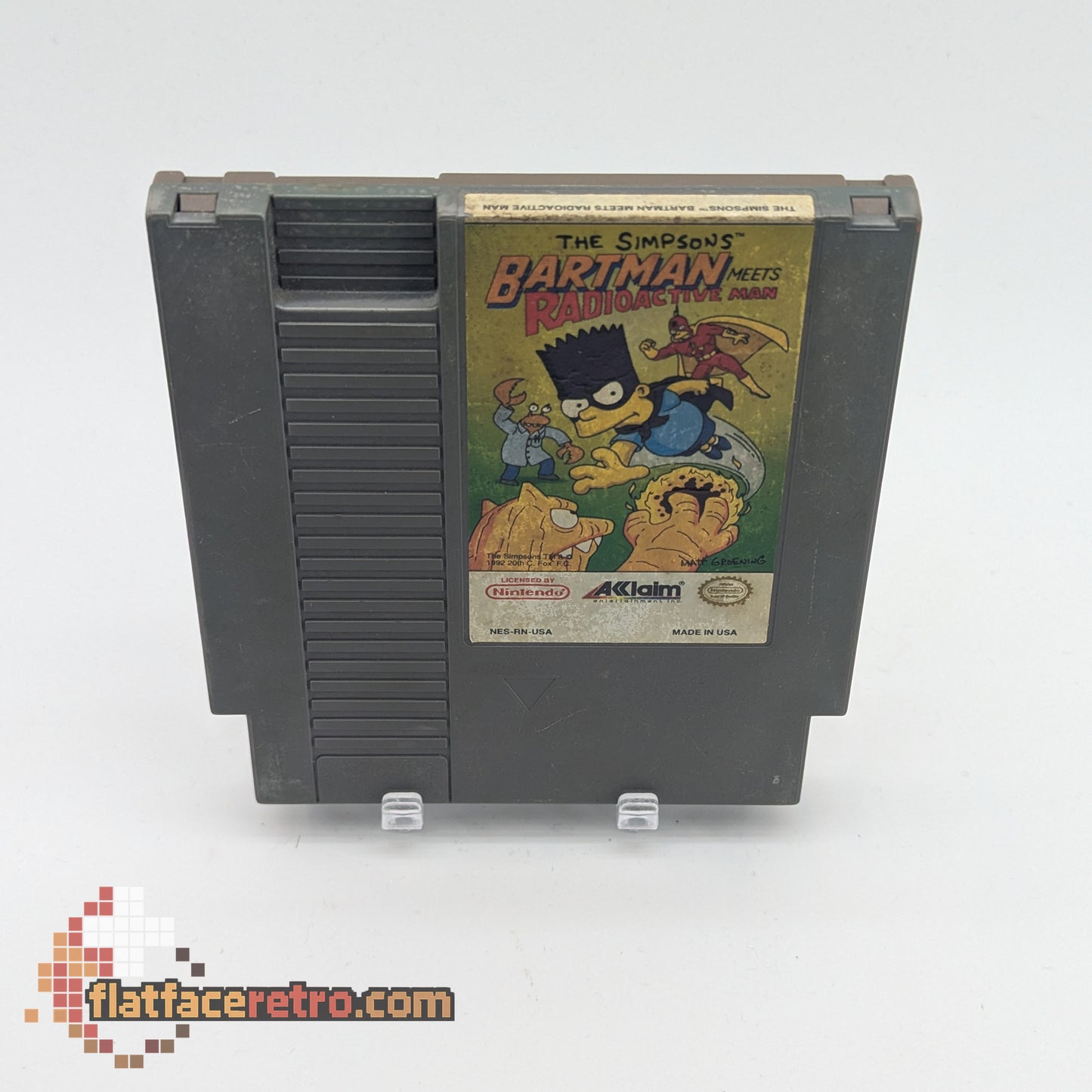 Simpsons Bartman Meets Radioactive Man - Nintendo NES - Game Only