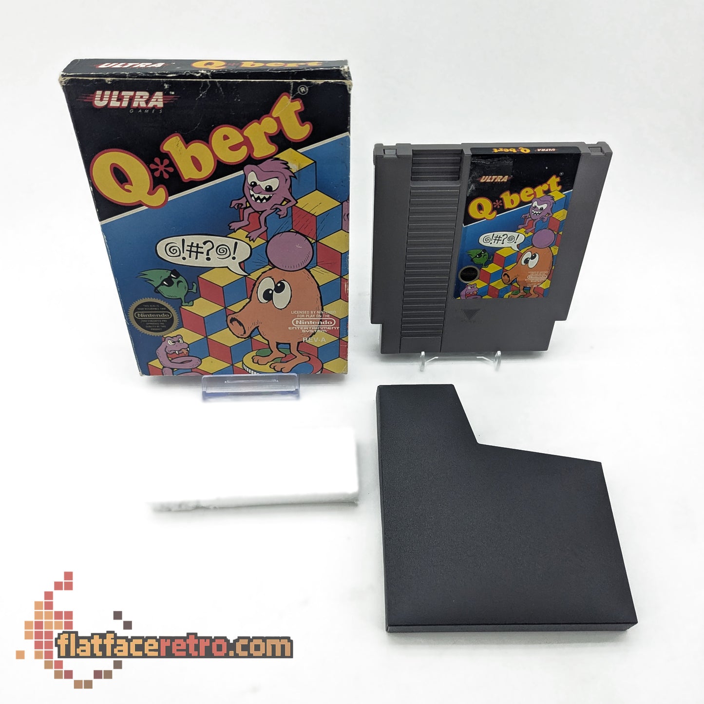 Q*bert - Nintendo NES - Game and Box Only