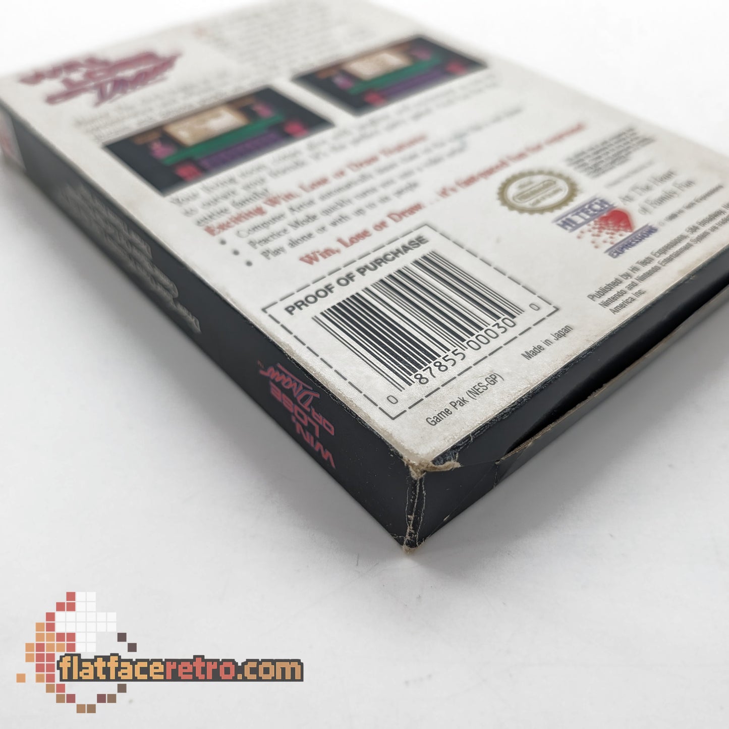 Win Lose or Draw - Nintendo NES - Game and Box Only