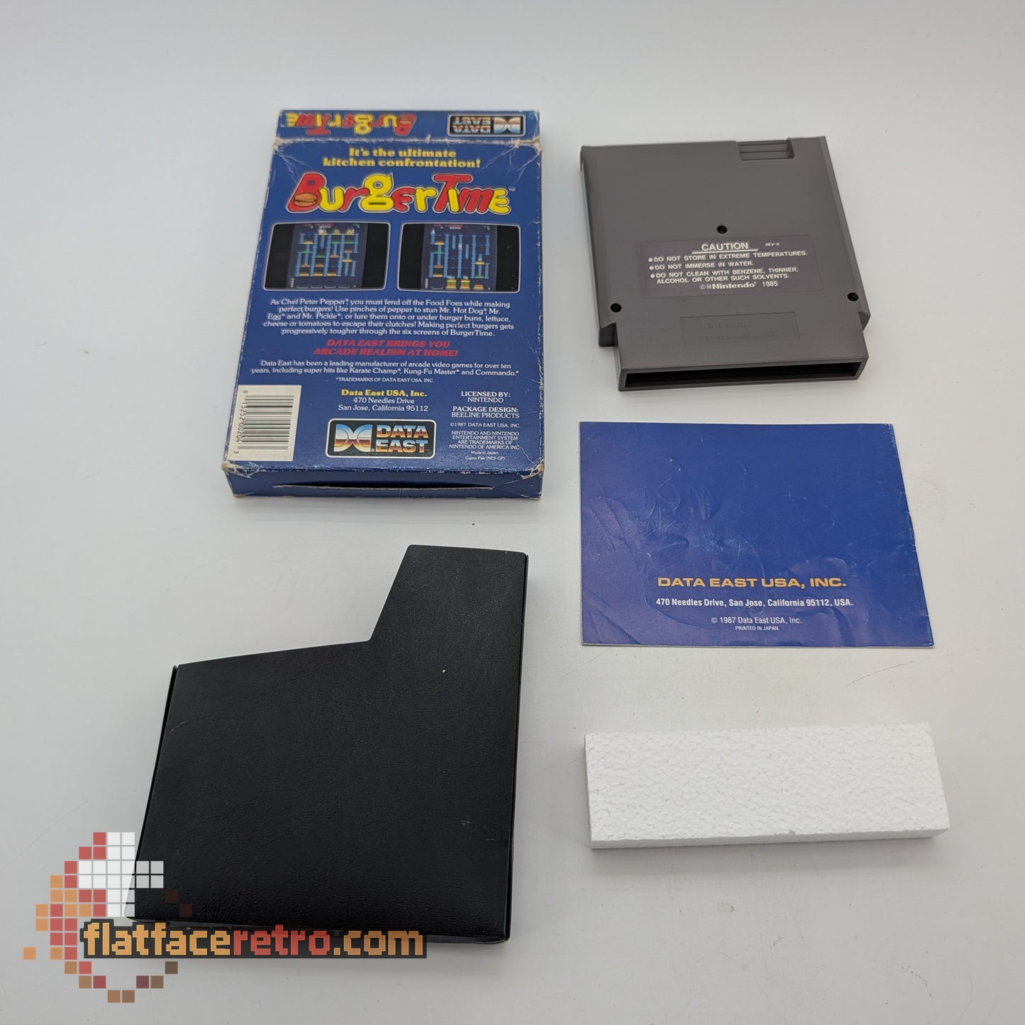 Burgertime - Nintendo NES - Complete