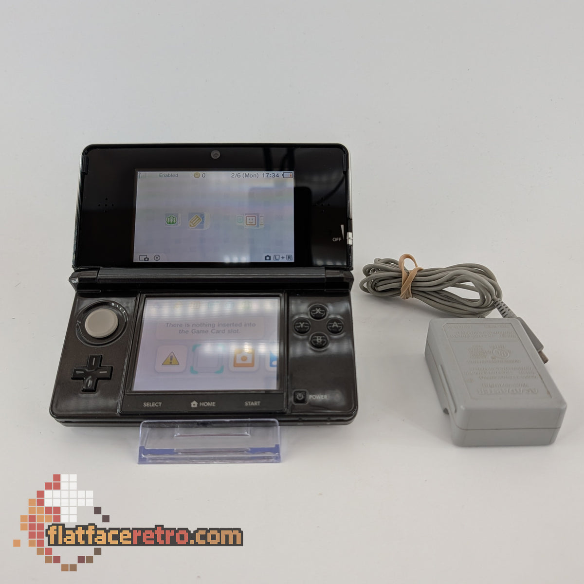Nintendo 3DS Cosmo Black System - Nintendo 3DS - Console Only