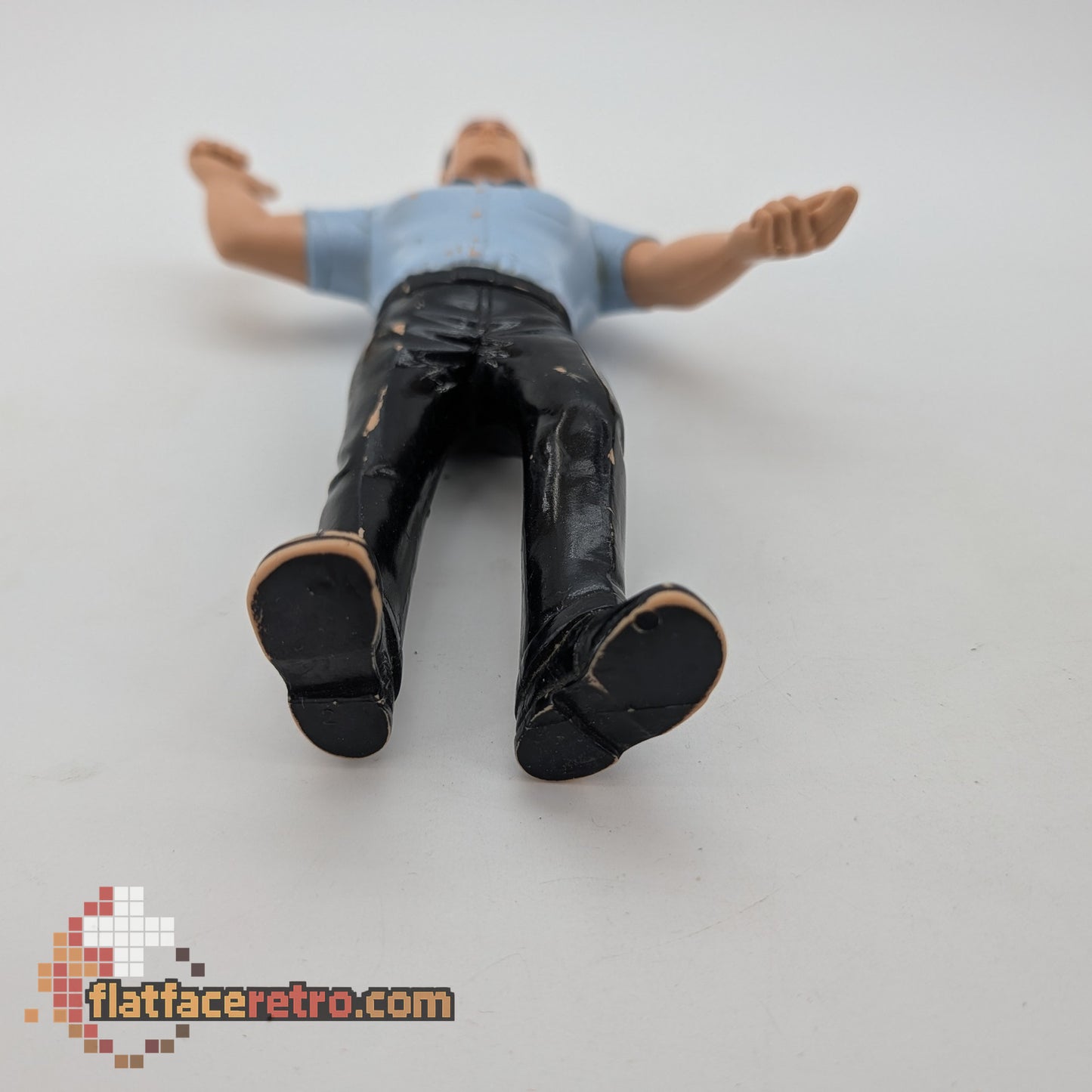 WWF Referee Blue Shirt - Wrestling WWF LJN - Figure Only