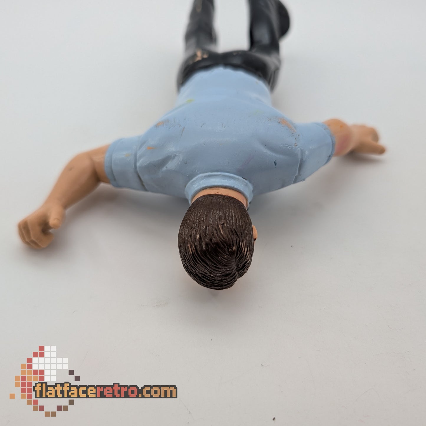 WWF Referee Blue Shirt - Wrestling WWF LJN - Figure Only