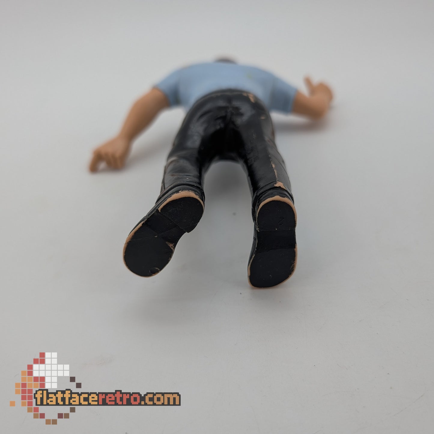 WWF Referee Blue Shirt - Wrestling WWF LJN - Figure Only