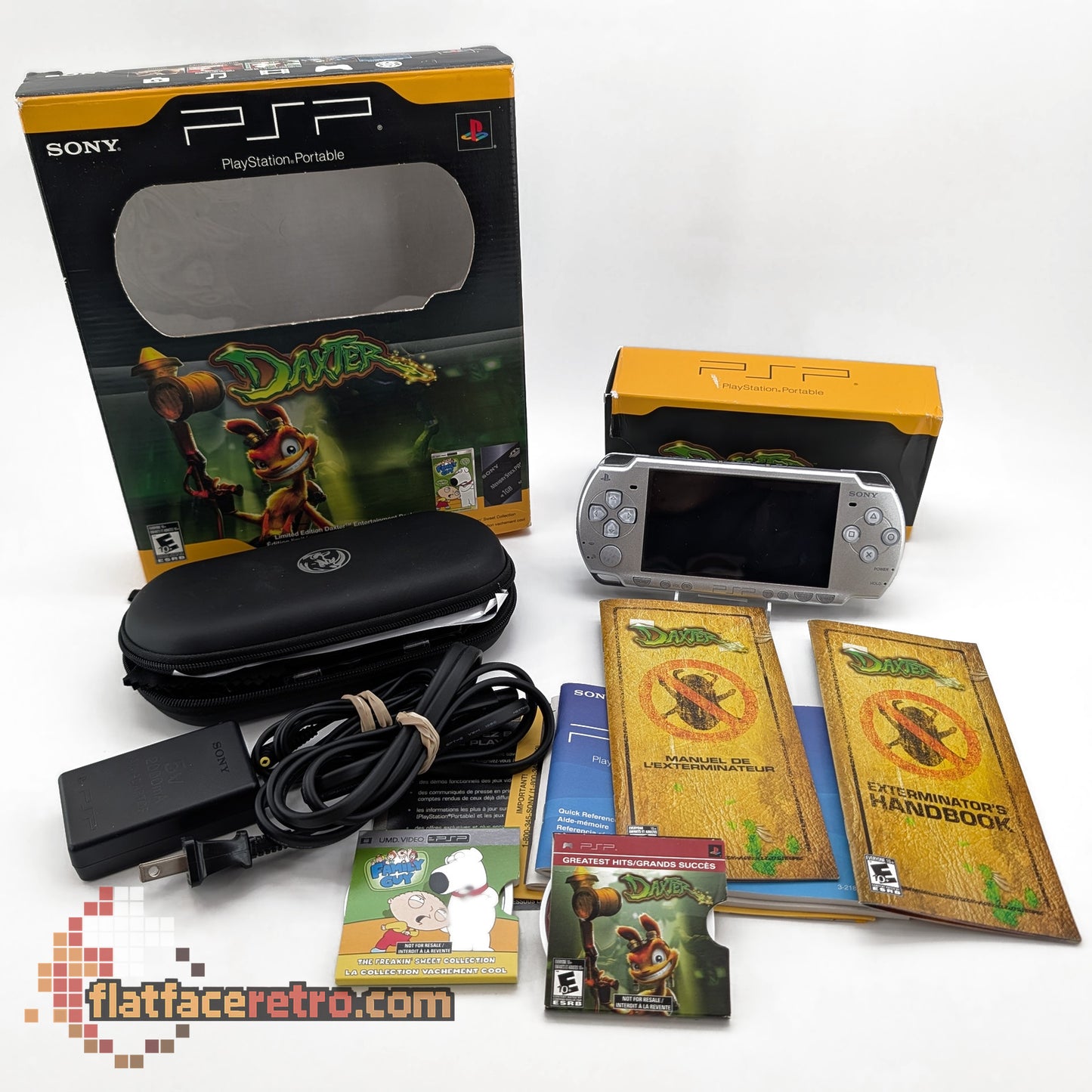 PSP 2000 Limited Edition Daxter Version [Silver] - Sony PSP - Complete