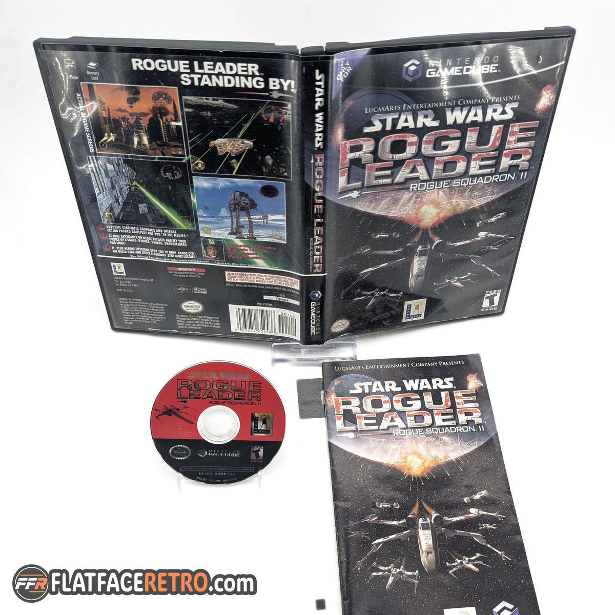 Star Wars Rogue Leader - Nintendo Gamecube - Complete