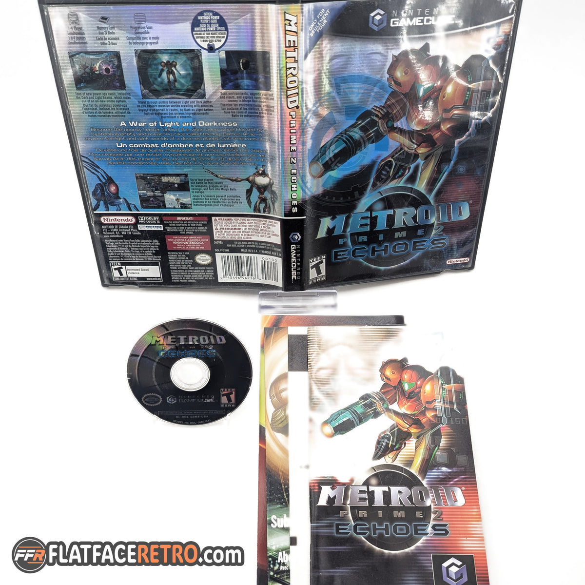 Metroid Prime 2 Echoes - Nintendo Gamecube - Complete