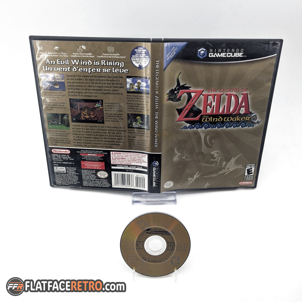 Zelda Wind Waker - Nintendo Gamecube - Game and Case Insert Only