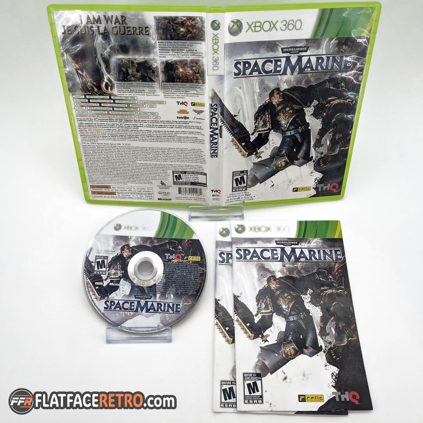 Warhammer 40,000: Space Marine - Microsoft Xbox 360 - Complete