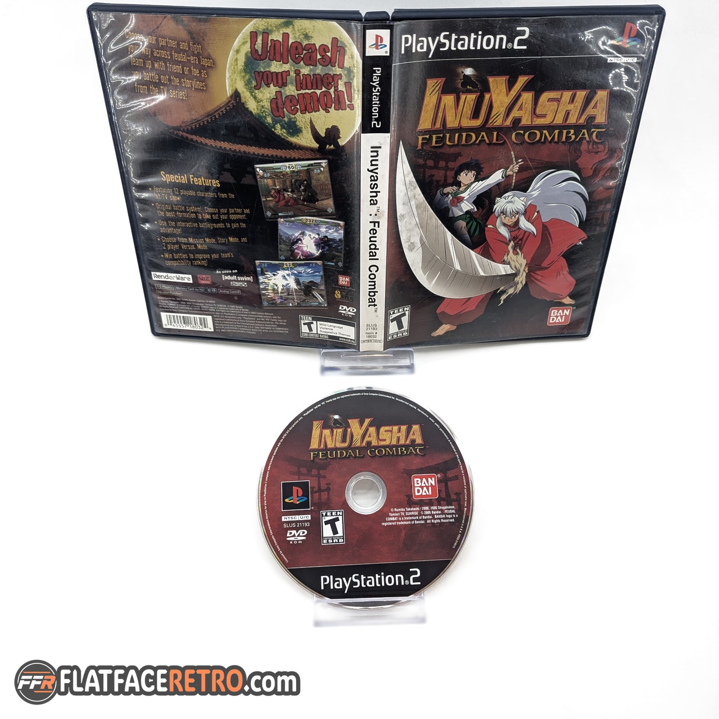 Inuyasha Feudal Combat - Sony PlayStation 2 - Game and Box Only