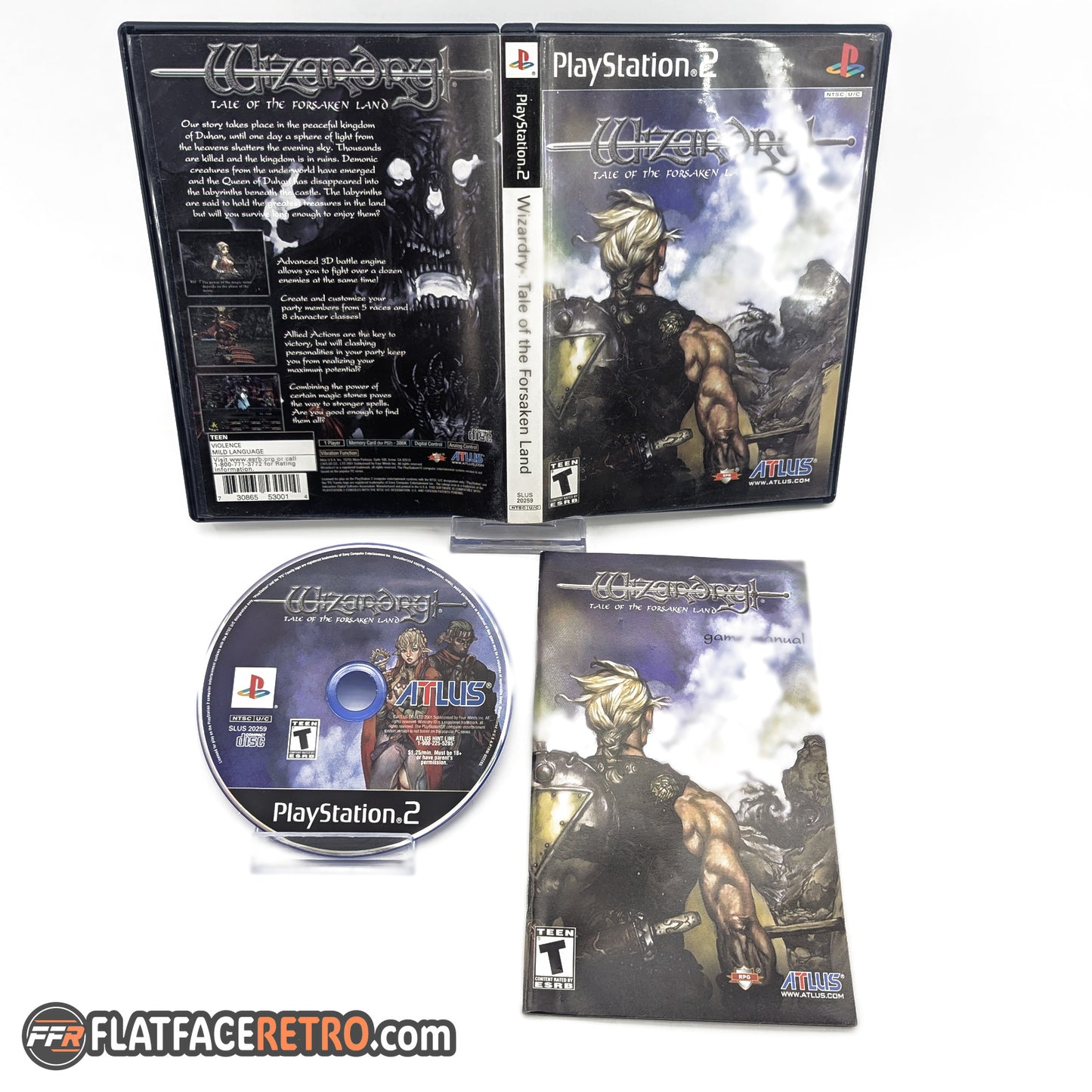 Wizardry Tale of the Foresaken Land - Sony PlayStation 2 - Complete