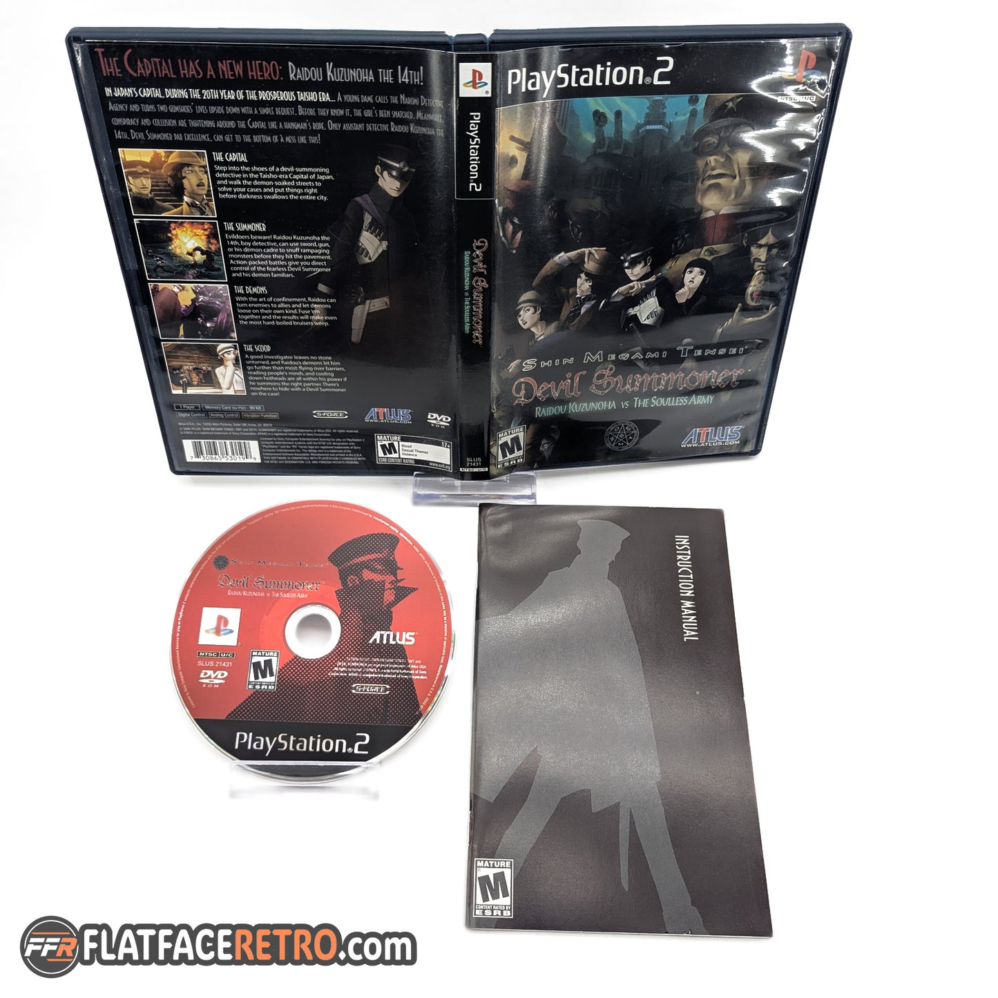 Shin Megami Tensei: Devil Summoner: Raidou Kuzunoha vs. the Soulless Army - Sony PlayStation 2 - Complete