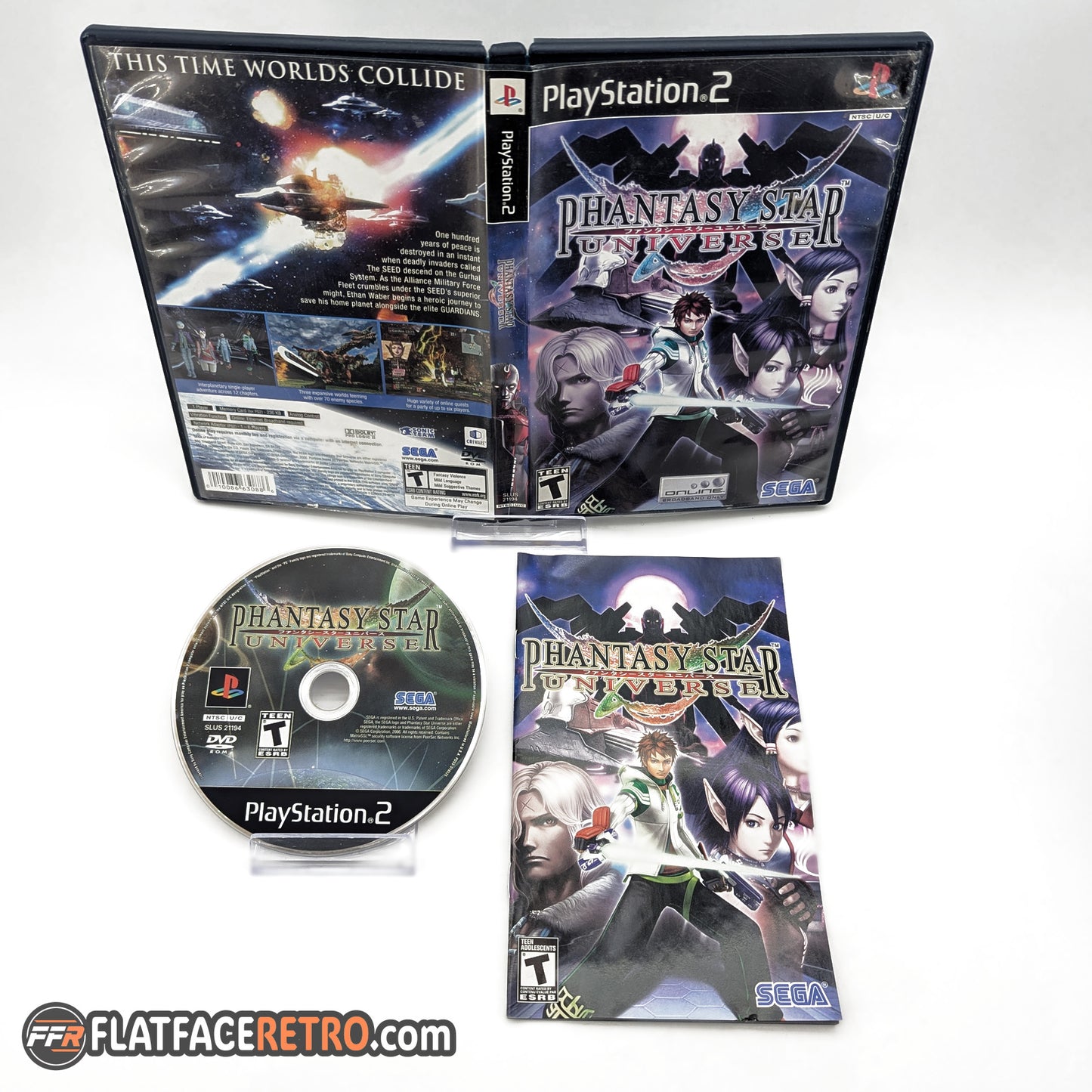 Phantasy Star Universe - Sony PlayStation 2 - Complete