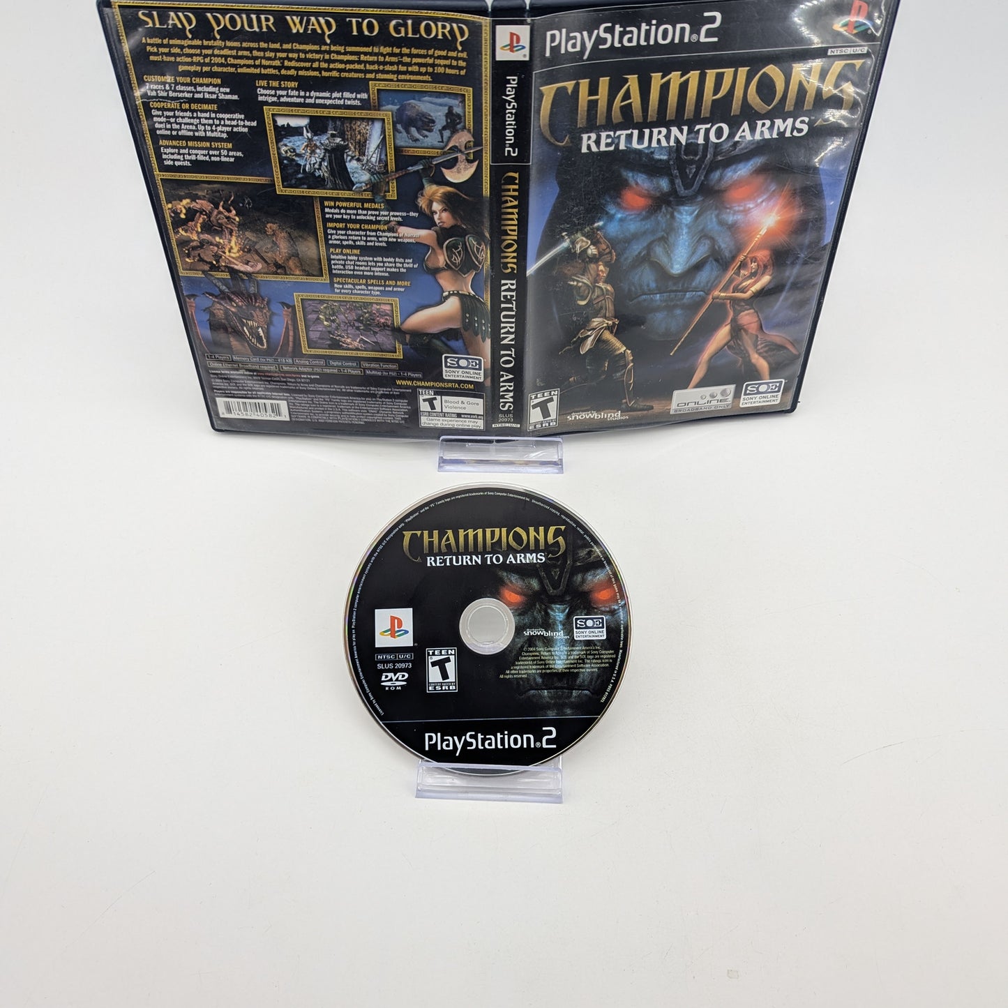 Champions Return to Arms - Sony PlayStation 2 - Game and Box Only