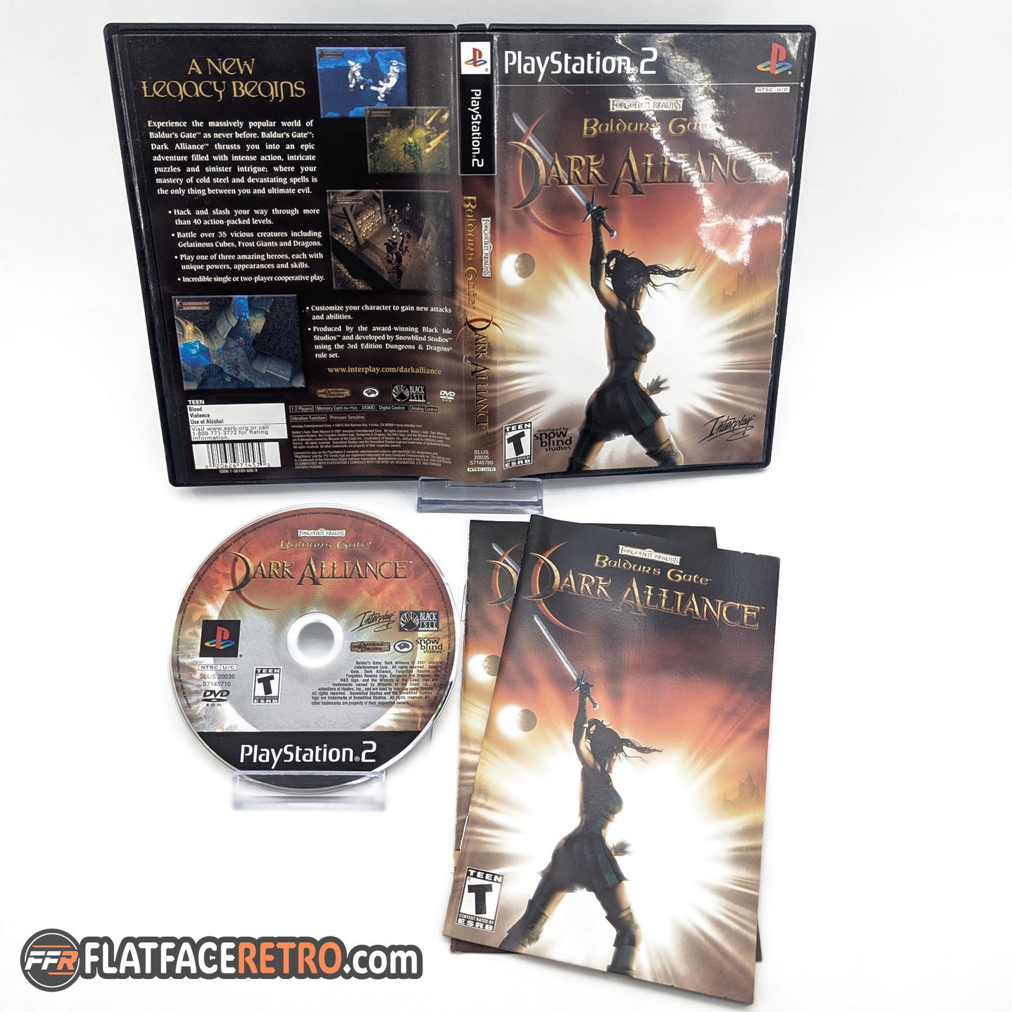 Baldur's Gate Dark Alliance - Sony PlayStation 2 - Complete