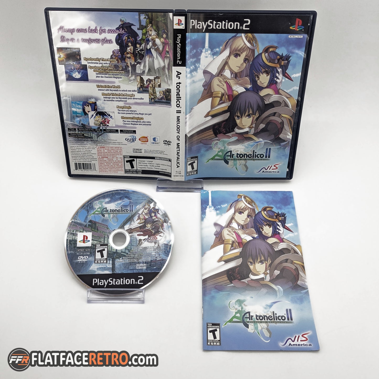 Ar Tonelico 2 Melody of MetaFalica - Sony PlayStation 2 - Complete