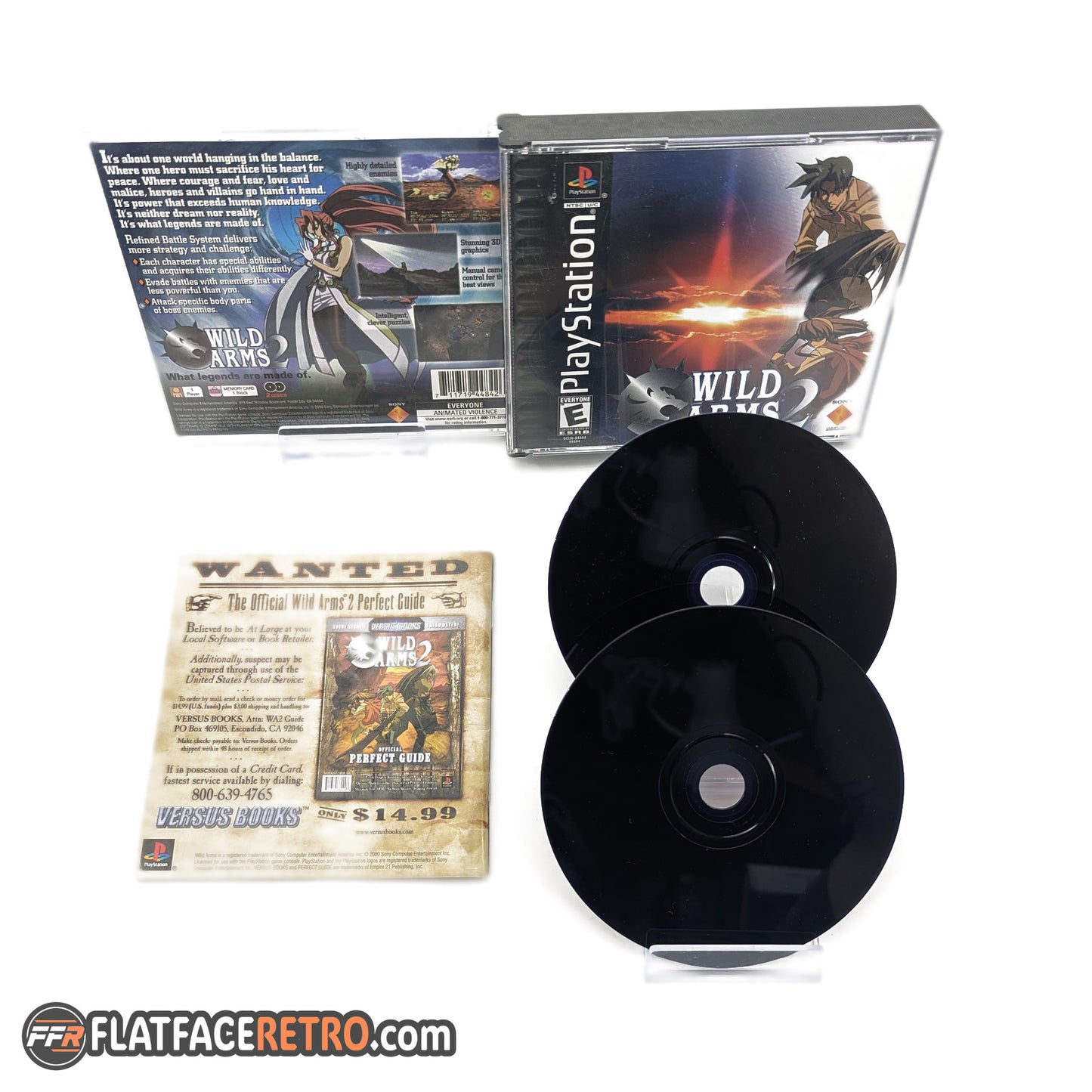 Wild Arms 2 - Sony PlayStation 1 - Complete