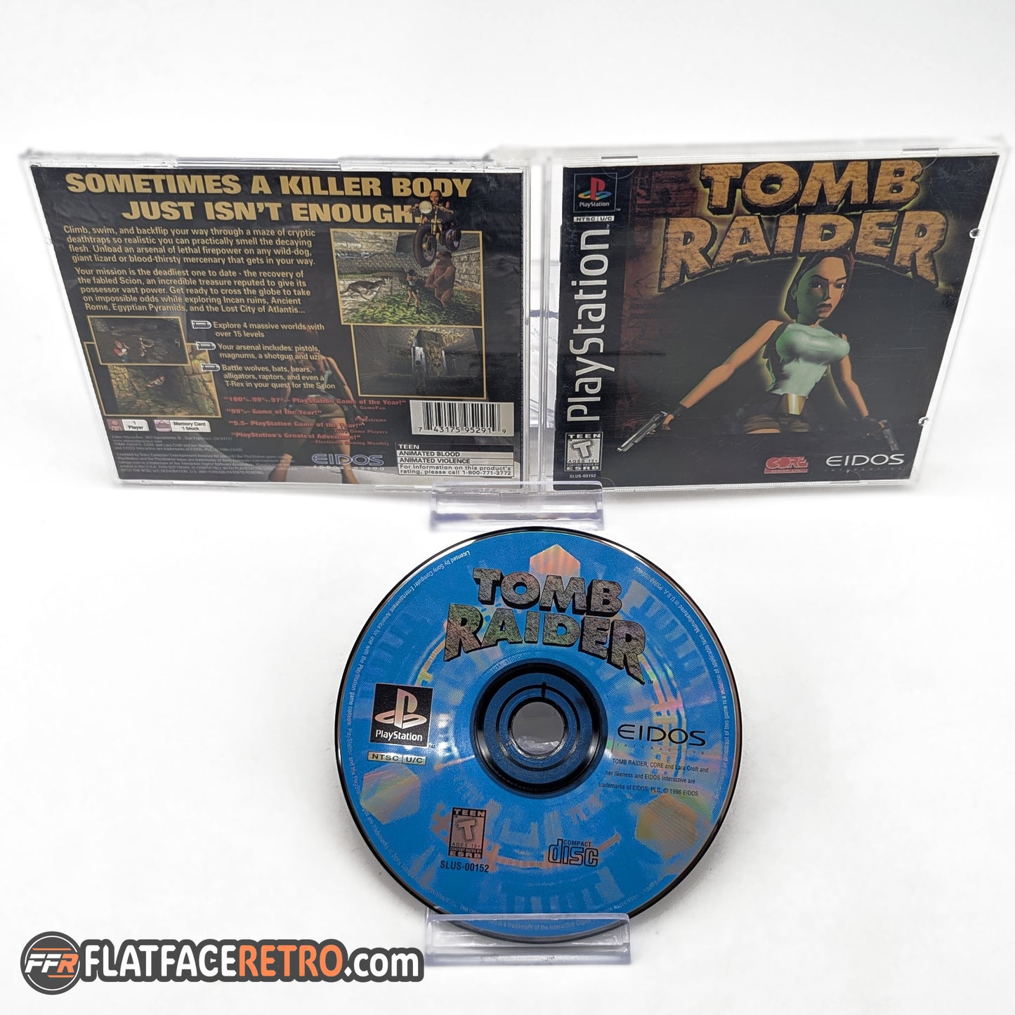 Tomb Raider [Black Label] - Sony PlayStation 1 - Complete