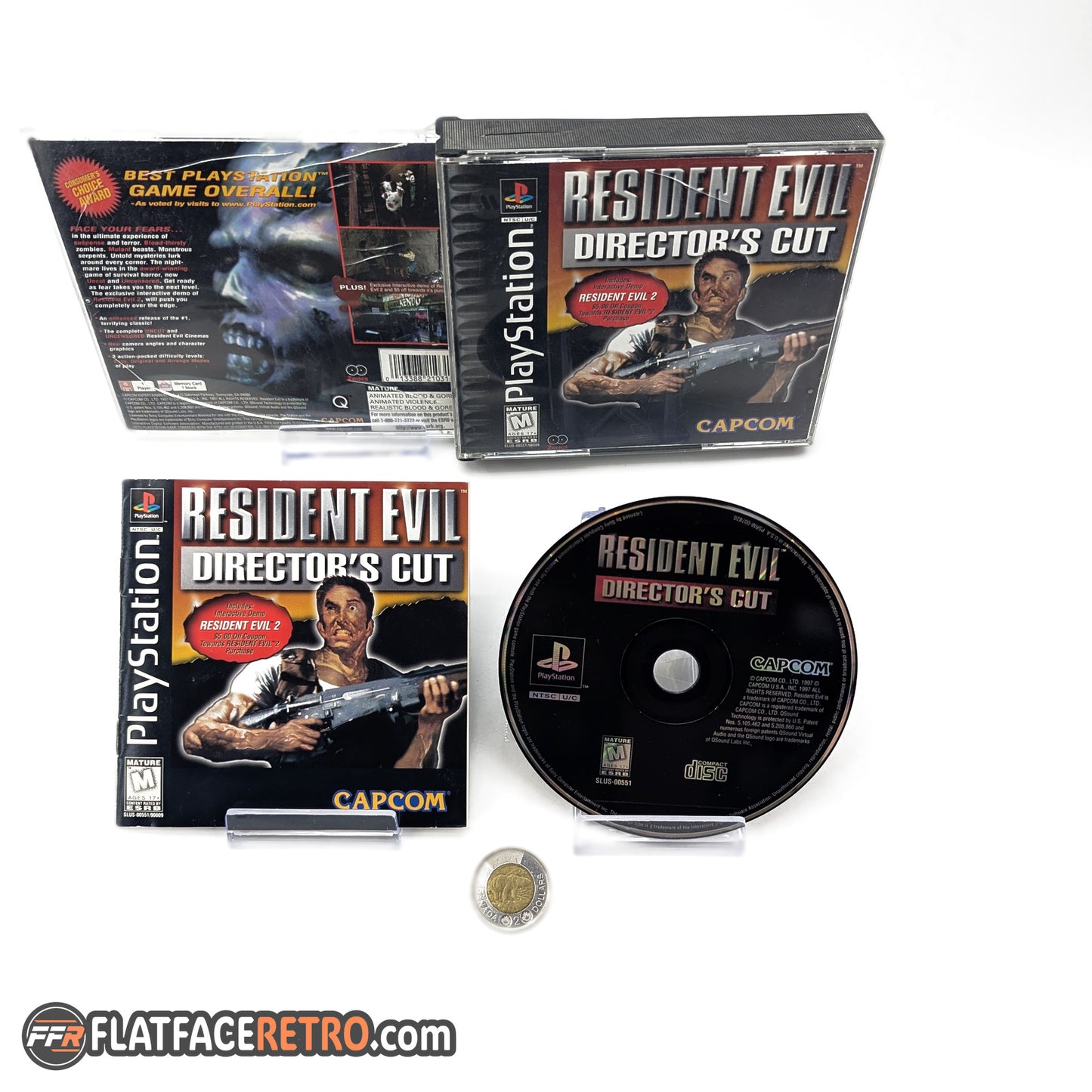 Resident Evil Director's Cut [2 Disc] - Sony PlayStation 1 - Complete