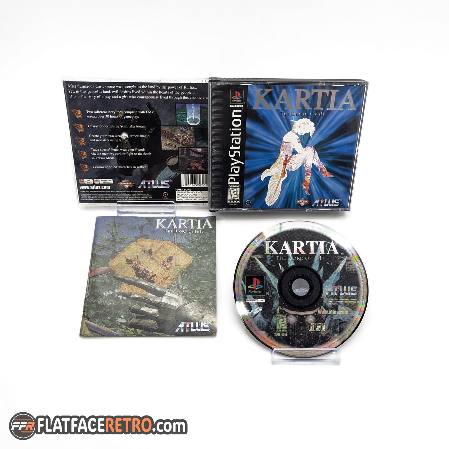 Kartia Word of Fate - Sony PlayStation 1 - Complete