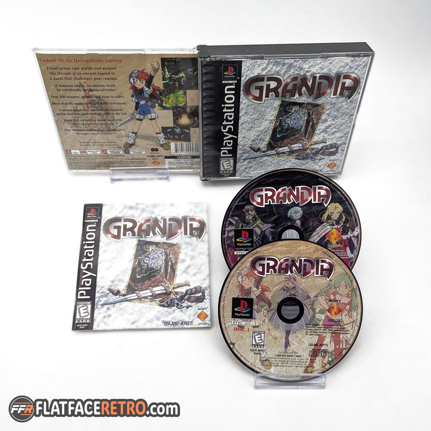 Grandia - Sony PlayStation 1 - Complete
