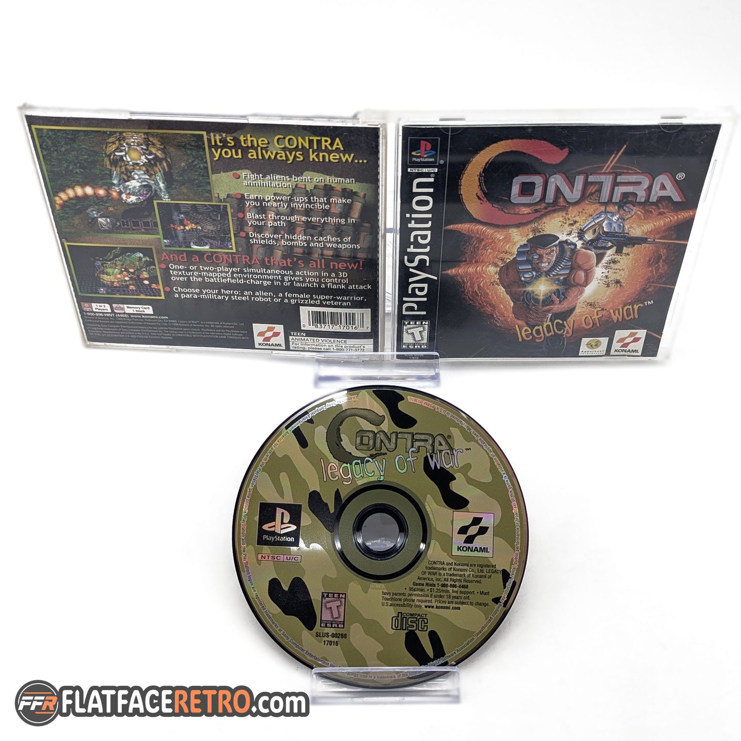Contra Legacy of War - Sony PlayStation 1 - Complete