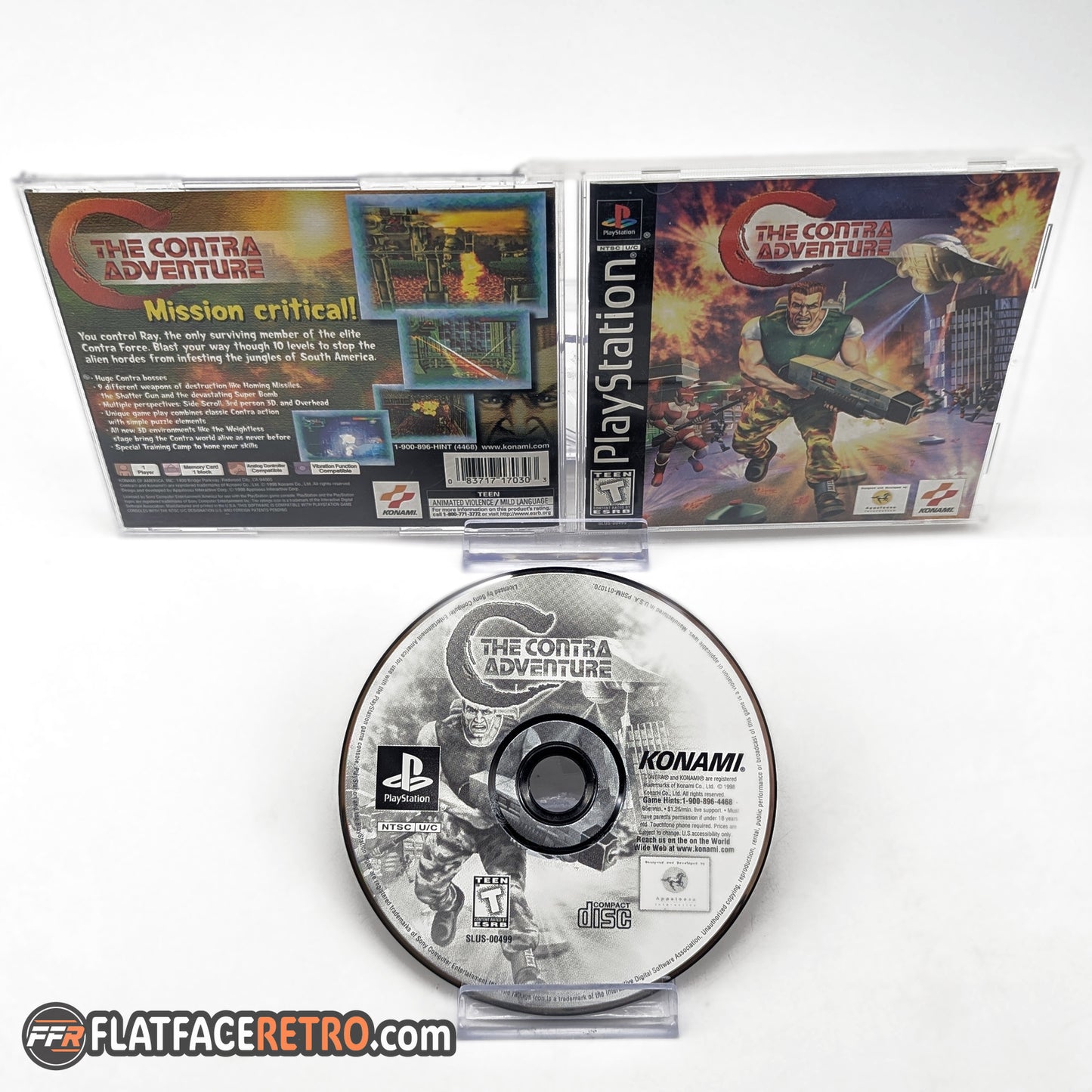 Contra Adventure - Sony PlayStation 1 - Complete