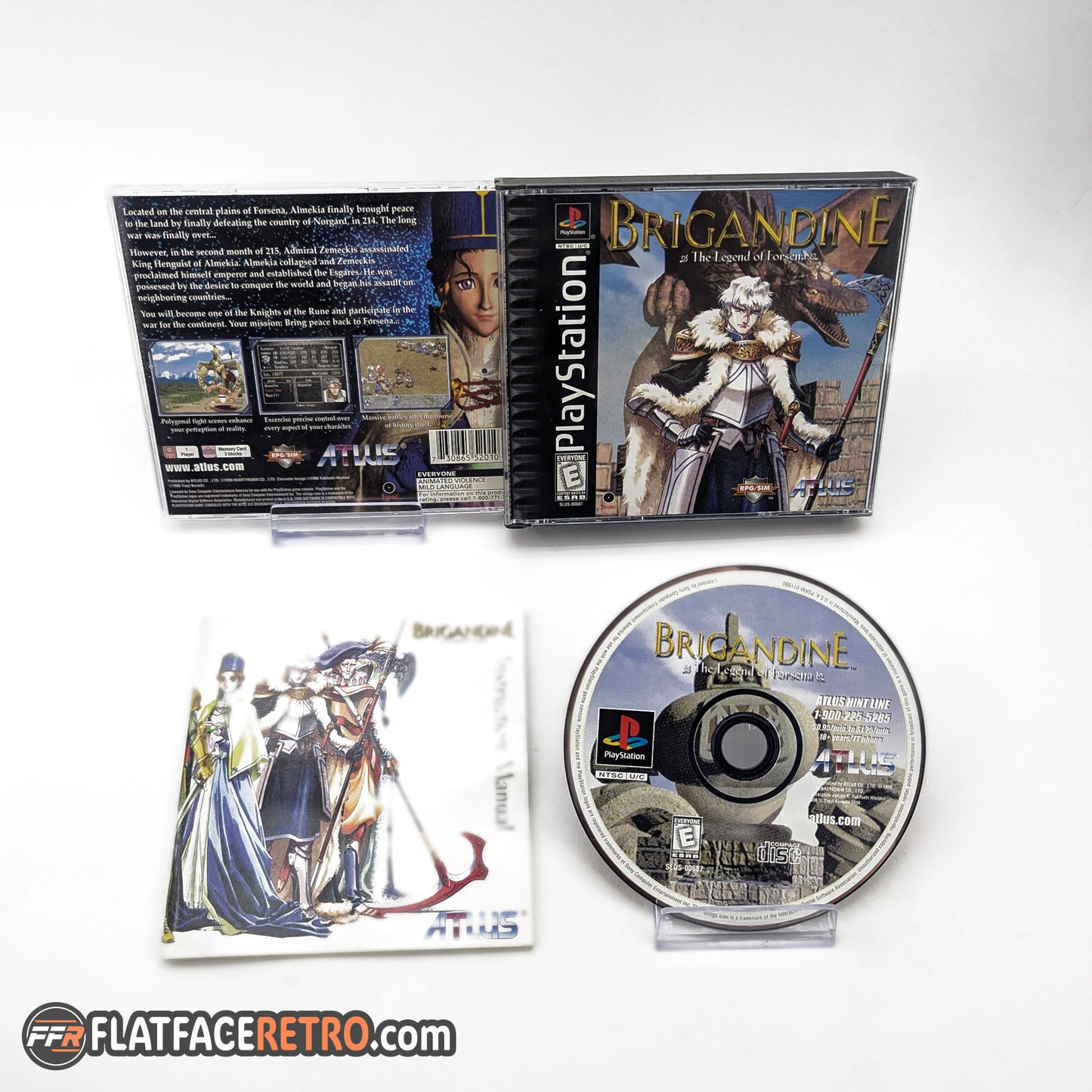 Brigandine: The Legend of Forsena - Sony PlayStation 1 - Complete