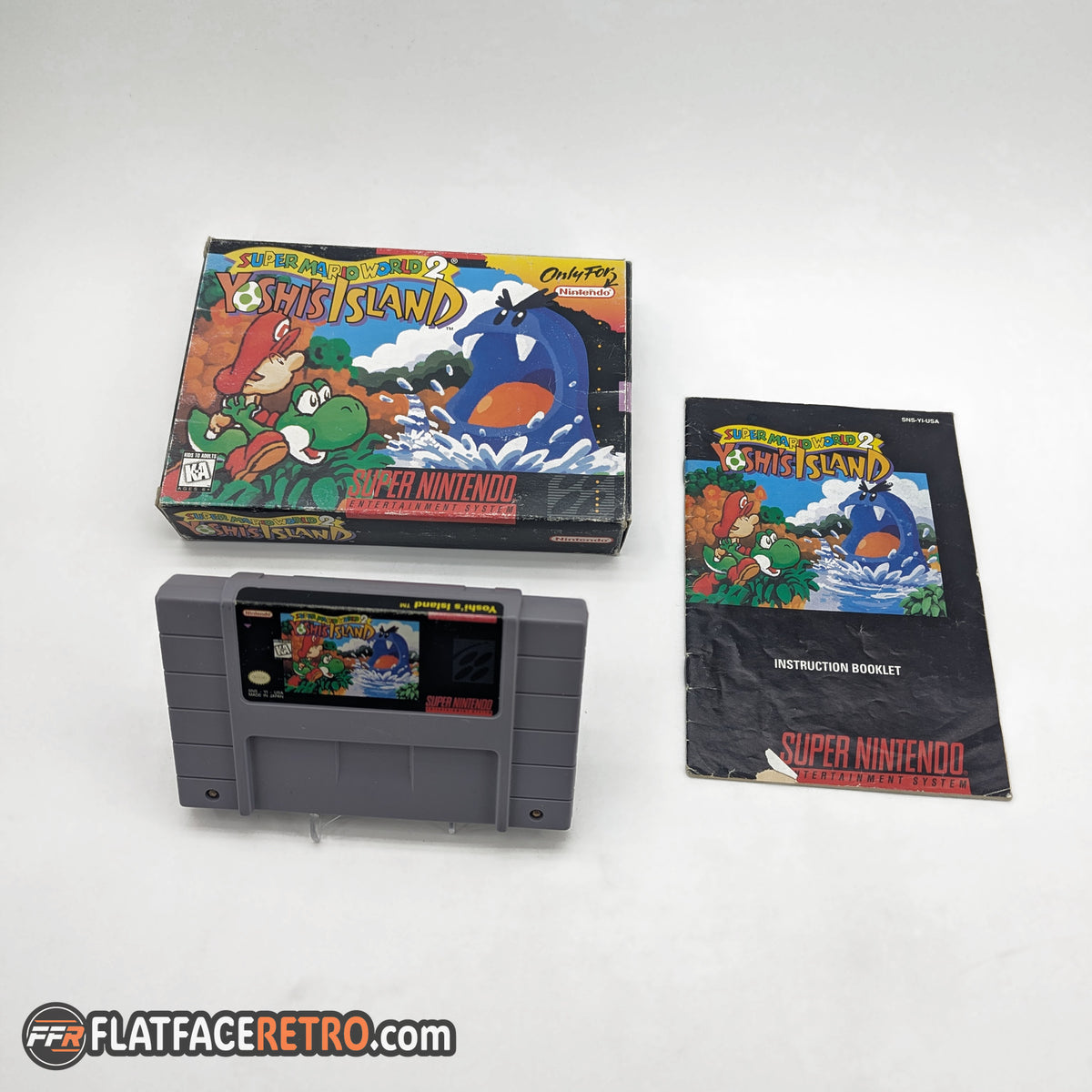 Super Mario World 2 Yoshi's Island - Nintendo SNES - Complete