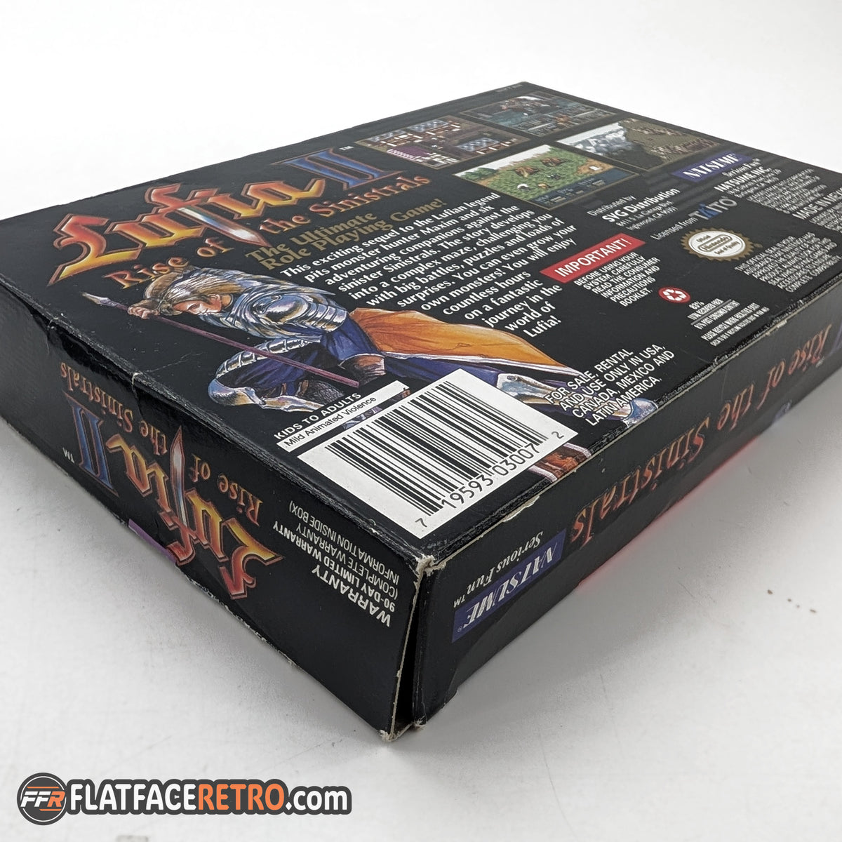 Lufia II Rise of Sinistrals - Nintendo SNES - Complete
