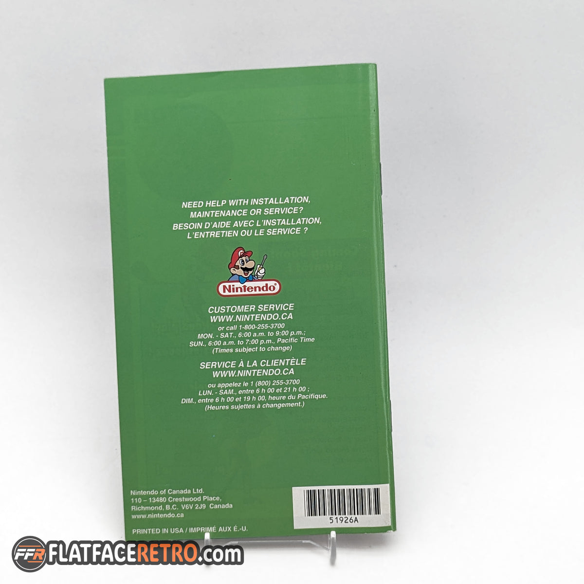 Mario Golf Toadstool Tour - Nintendo Gamecube - Manual Only