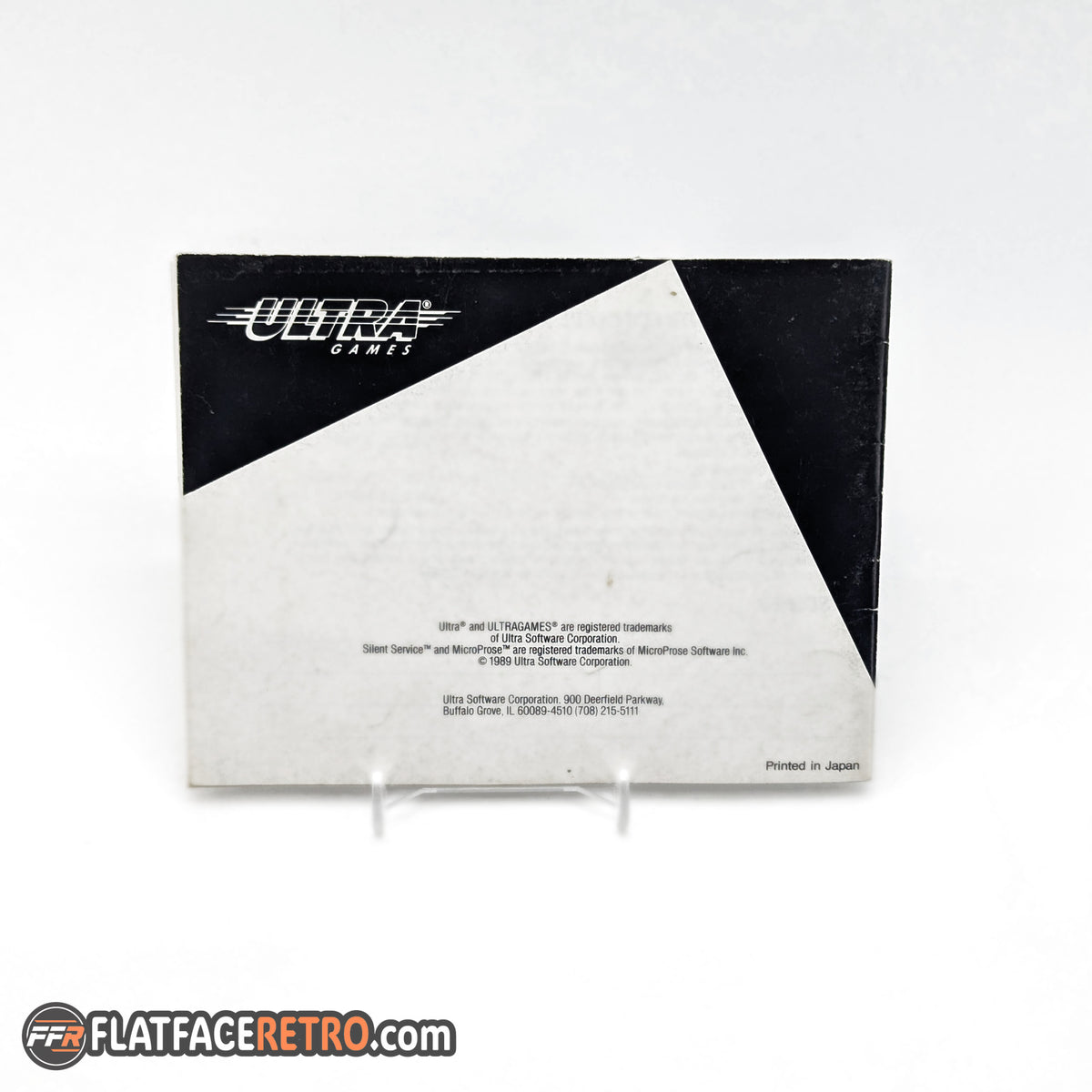 Silent Service - Nintendo NES - Manual Only